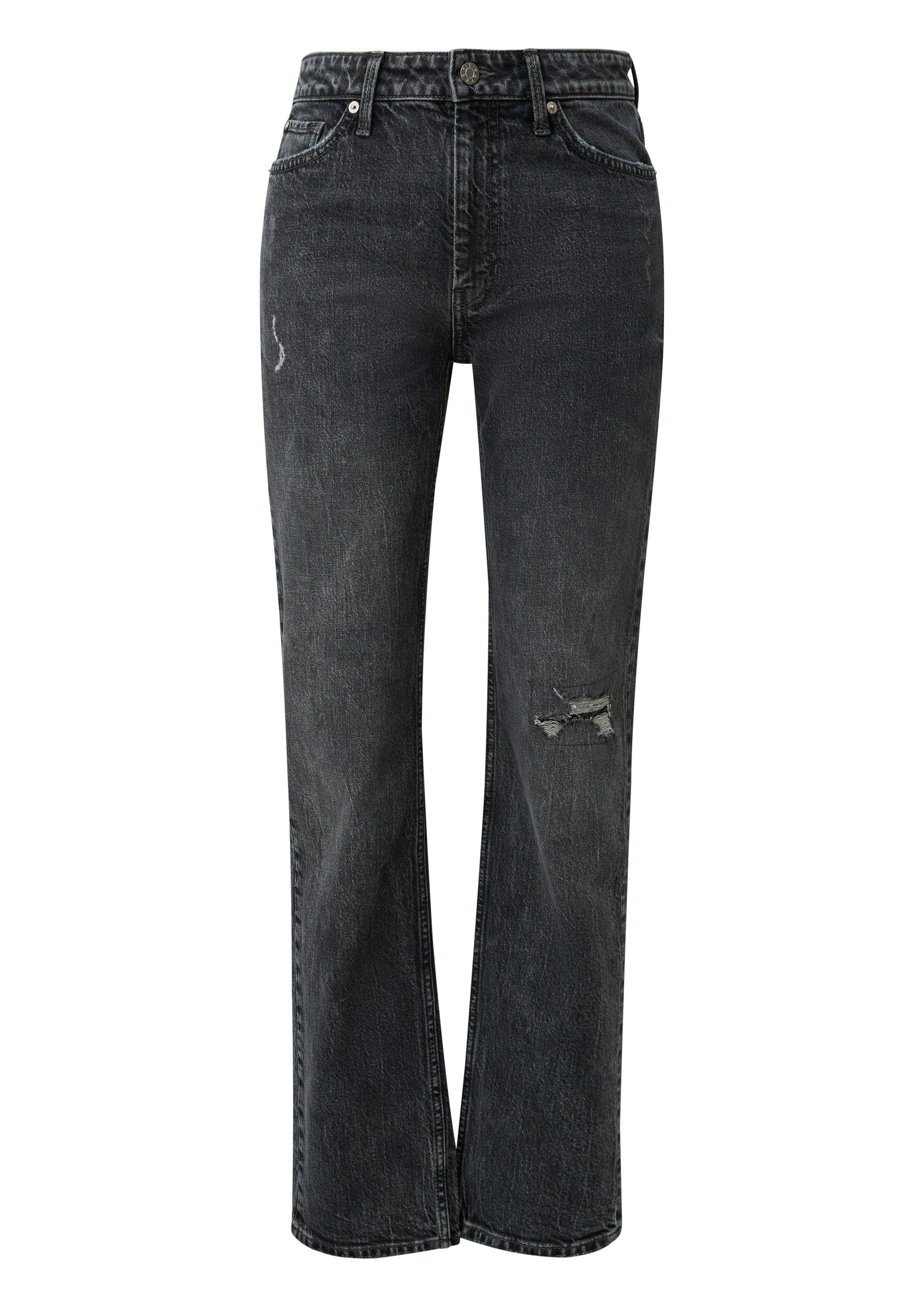 s.Oliver T-Shirt Jeans-Hose KAROLIN Jeans Carolin / Straight Fit / High Ris günstig online kaufen
