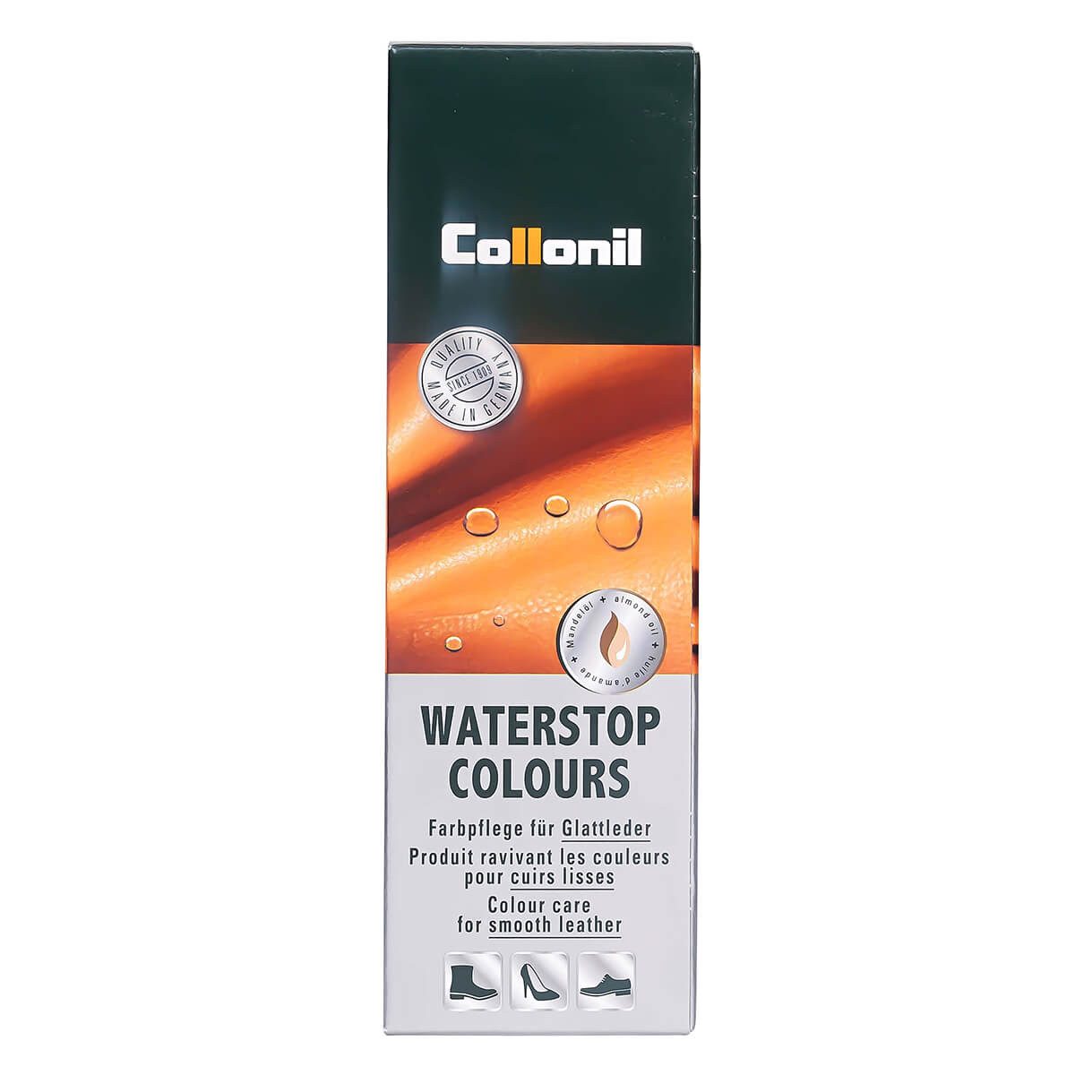 Collonil Waterstop Colours - Farbige Pflege- und Imprägniercreme für Glattleder Schuhcreme