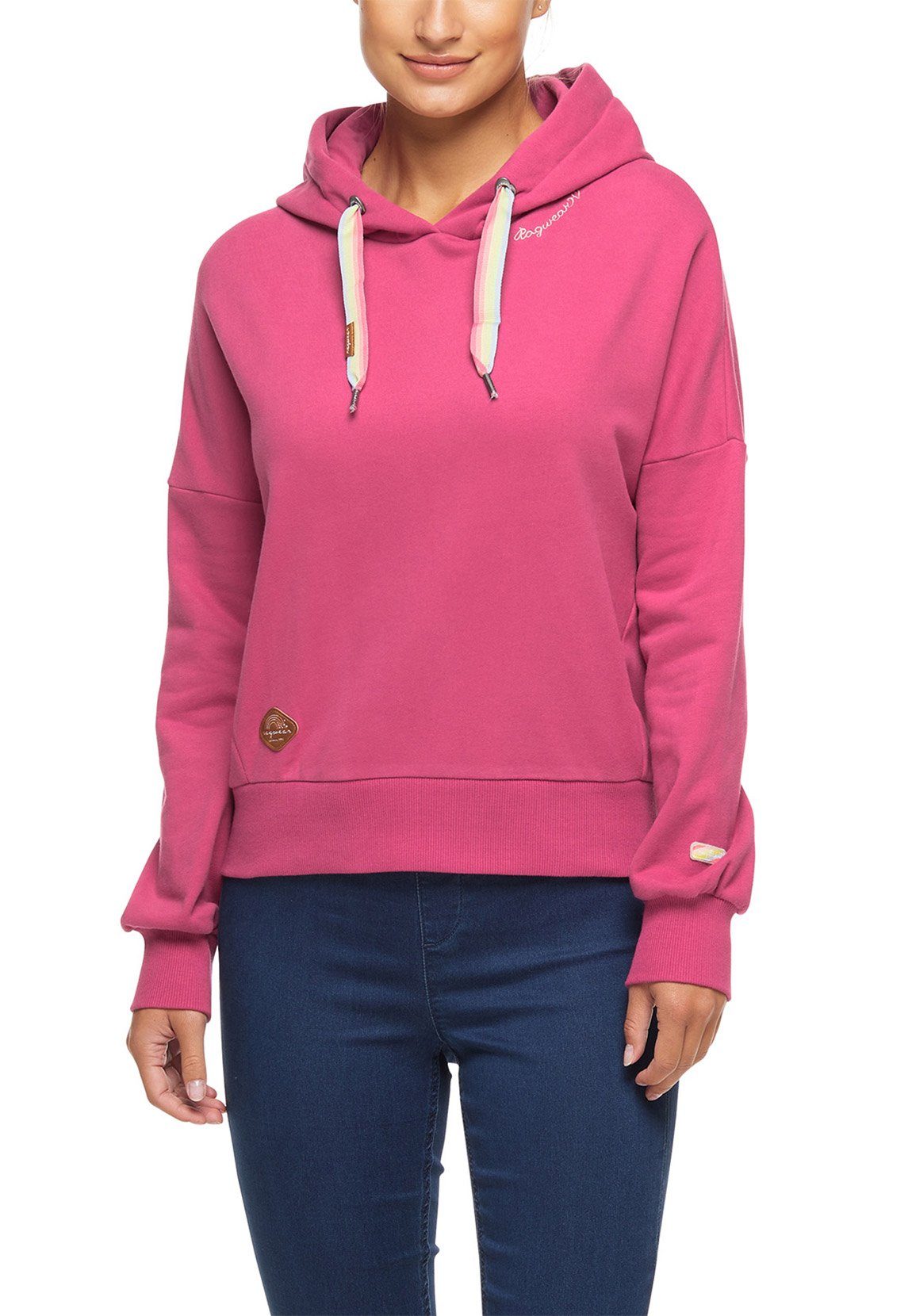 Ragwear Sweater Ragwear Damen Sweater GOBBY 2211-30019 Magenta 4037 Pink Magenta (4037)