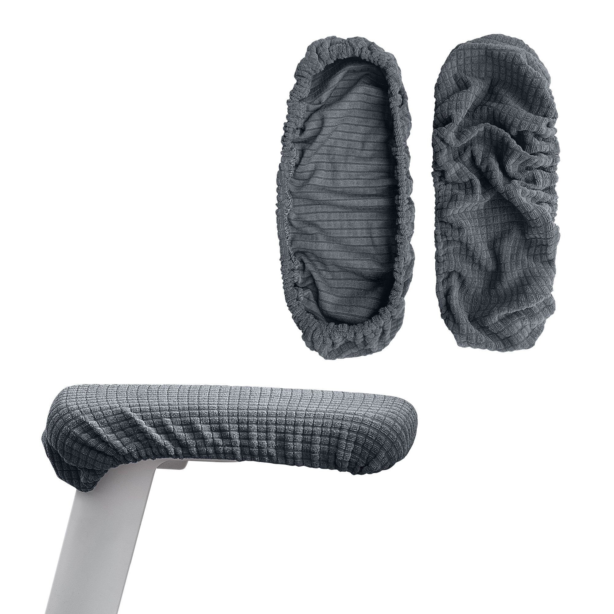 kwmobile Armlehne 2x Hülle für Bürostuhl Armlehne, Bezug Husse Cover - Schu günstig online kaufen