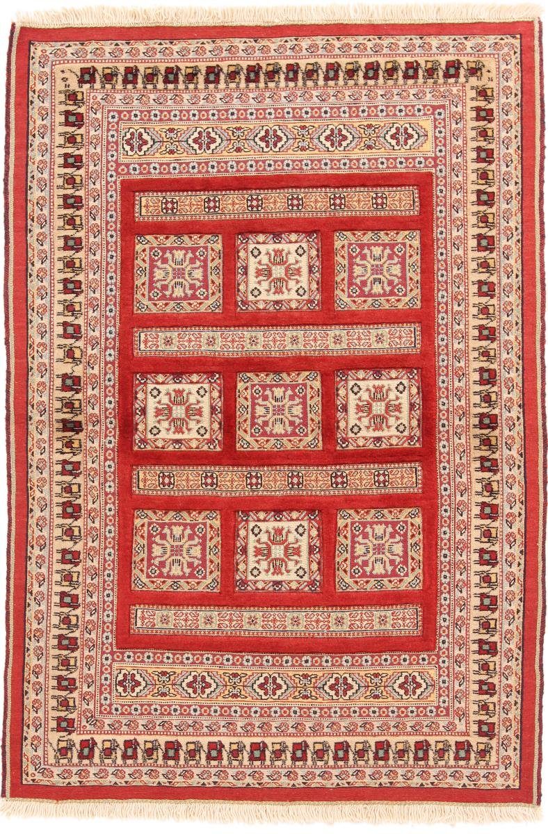 Orientteppich Kelim Soozani Nimbaft 104x152 Handgeknüpfter Orientteppich, Nain Trading, rechteckig, Höhe: 8 mm