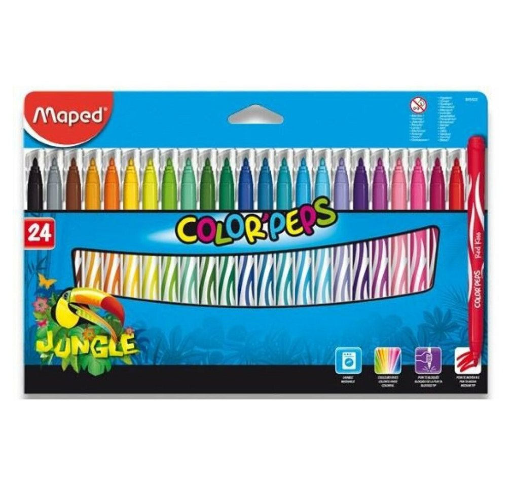 Thumbnail - MAPED Filzstift Color'Peps Dschungel 24 Stk.