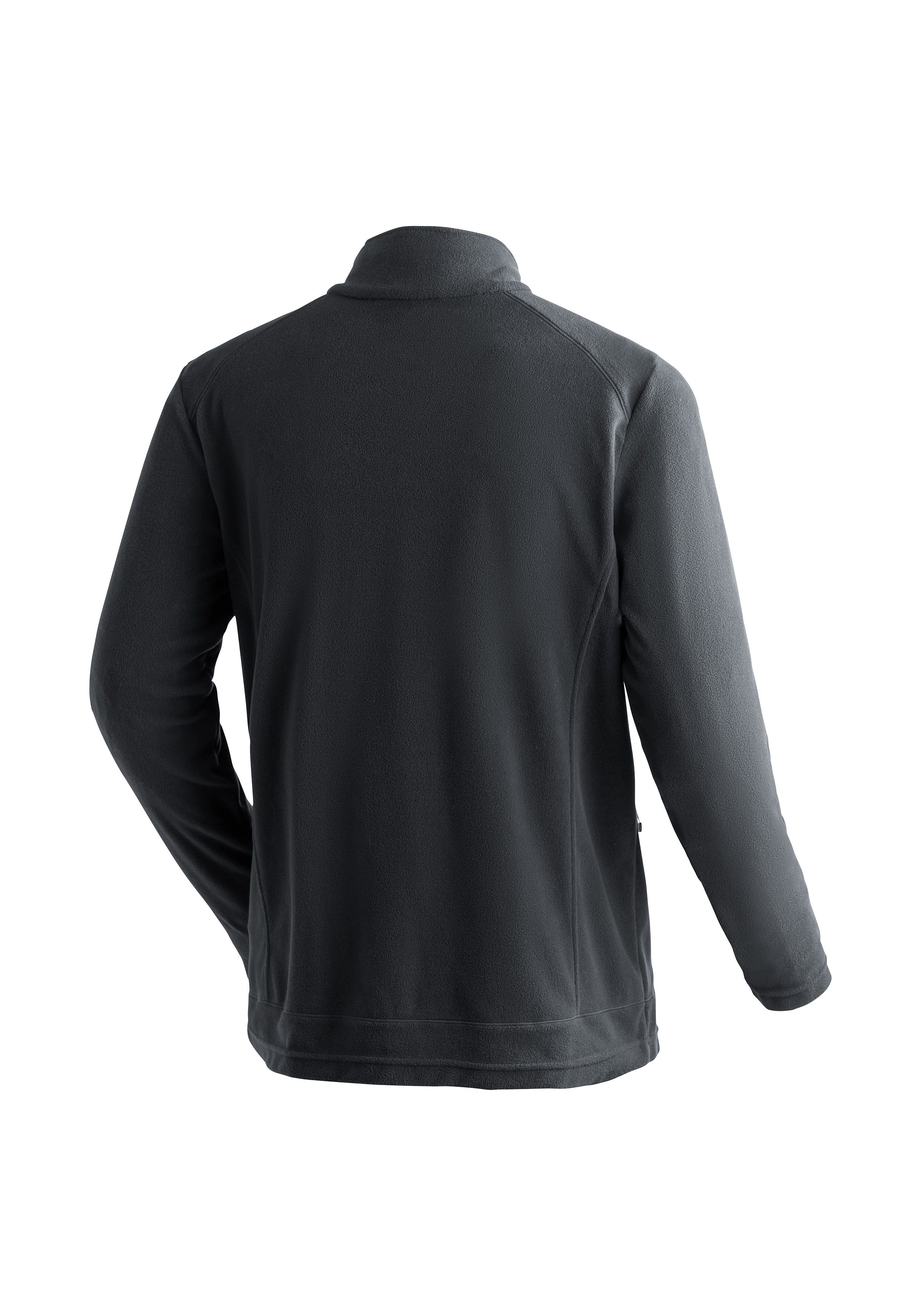 Maier Sports Fleecejacke Dennis Jacket M Herren Midlayer, pflegeleichtes Fleece mit 2 RV-Taschen