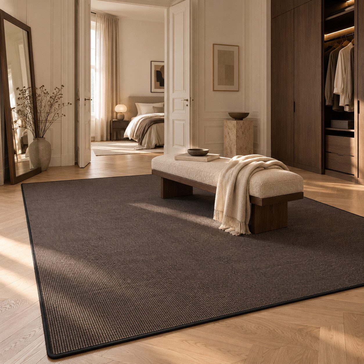 Snapstyle Sisalteppich Sisal Natur Teppich Klassisch, Eckig, Höhe: 6 mm