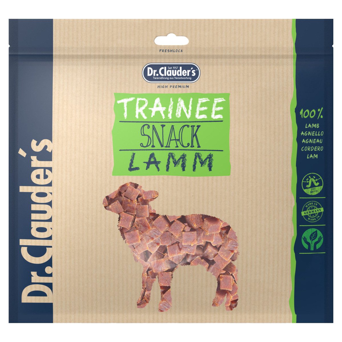 Dr. Clauder's Trainee Snack Lamm 500 g, für: Hund