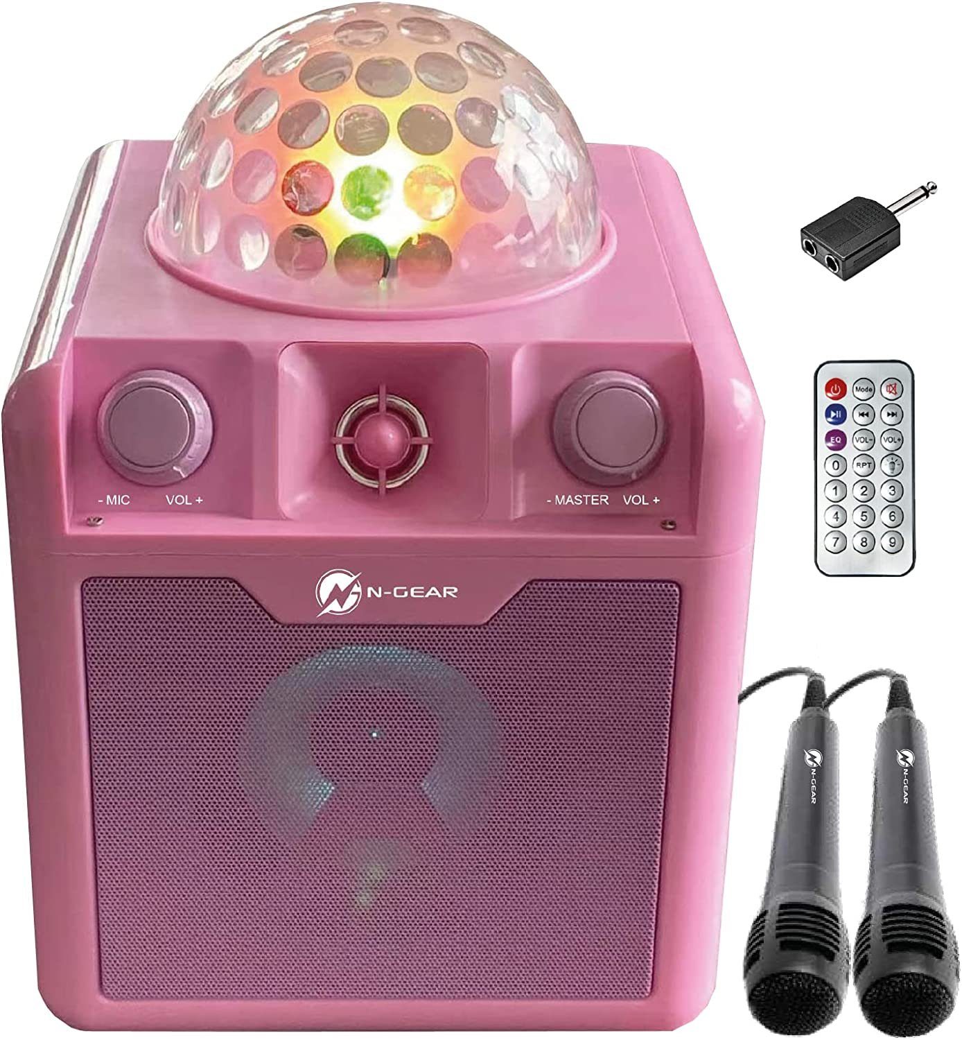 N-GEAR DISCO410 Karaoke & Party Bluetooth Колонки Bluetooth-Lautsprecher (Discolicht, Mikrofon)