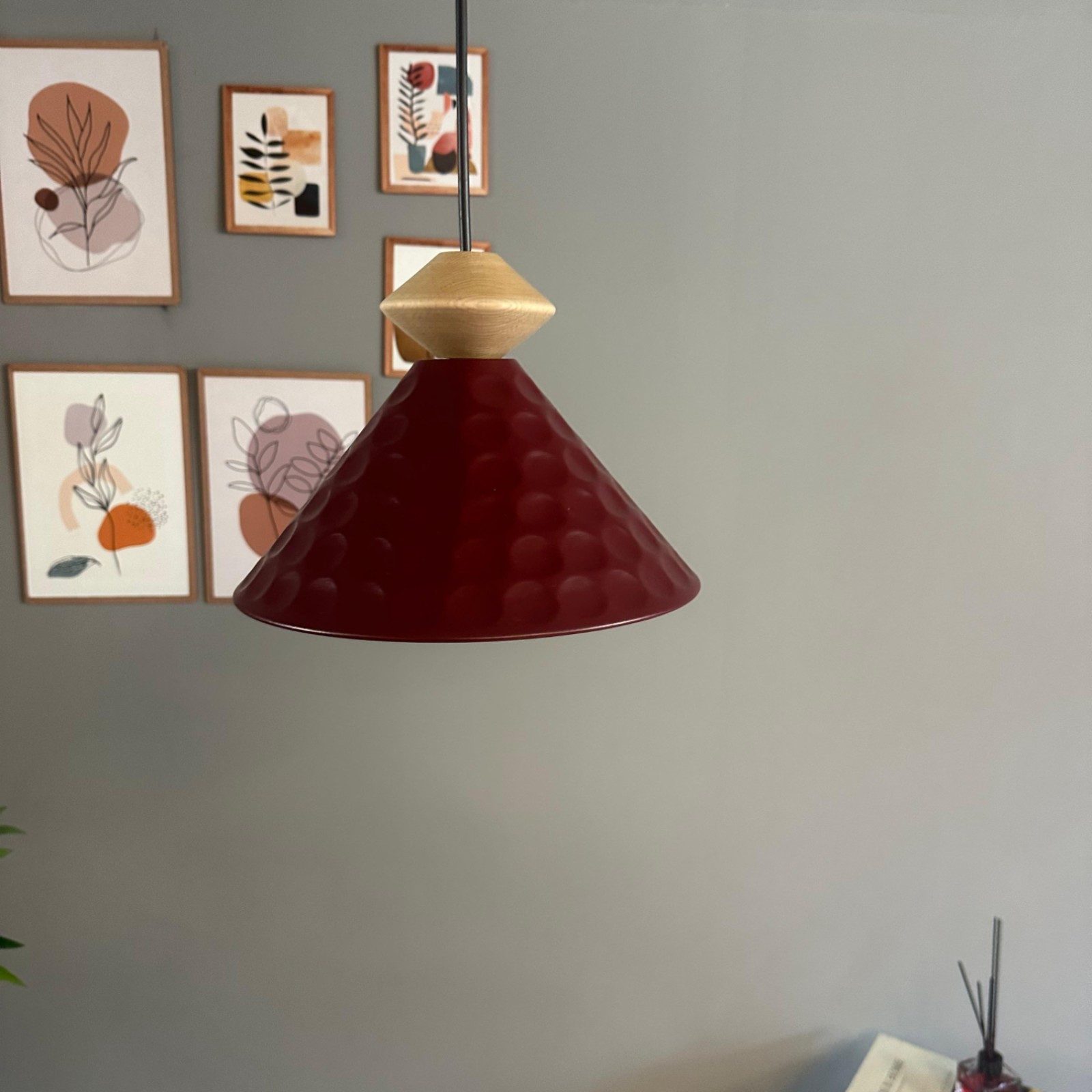 Bamyum Pendelleuchte Rumy Kreisel Metall Modern Pendelleuchte, ohne Leuchtmittel