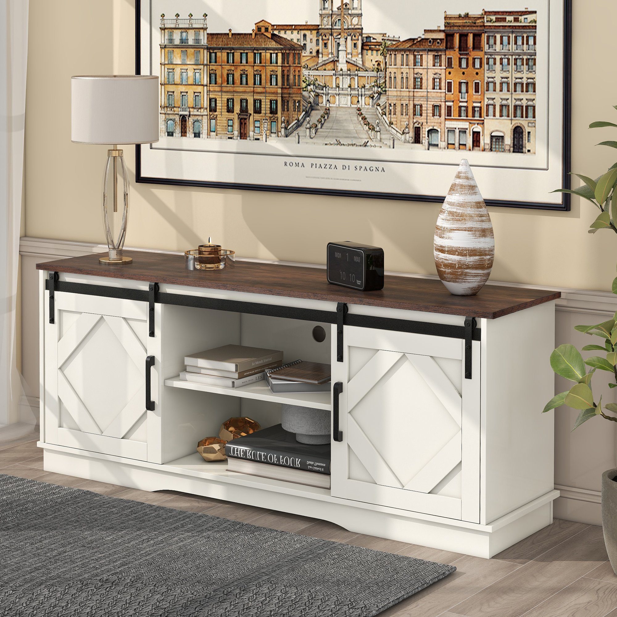BlingBin TV-Schrank Sideboard Lowboard für Wohnzimmer günstig online kaufen