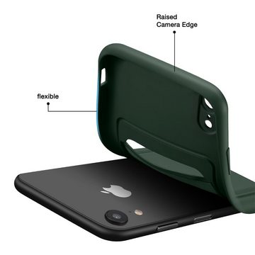 CoolGadget Handyhülle Card Case Handy Tasche für Apple iPhone XR 6,1 Zoll, Silikon Schutzhülle mit Kartenfach für iPhone XR Hülle