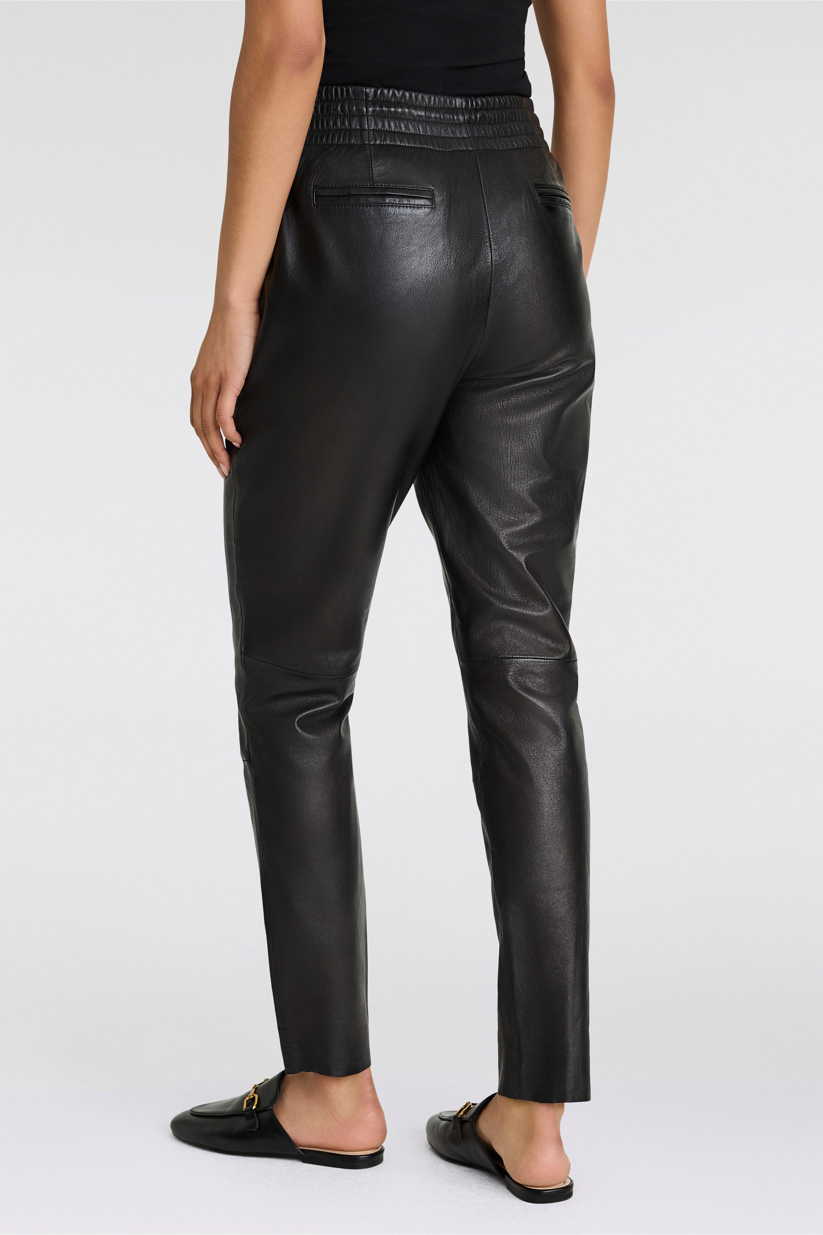 Mauritius Lederhose MWTamika elastischer Taillenbundmti Kordelzug günstig online kaufen