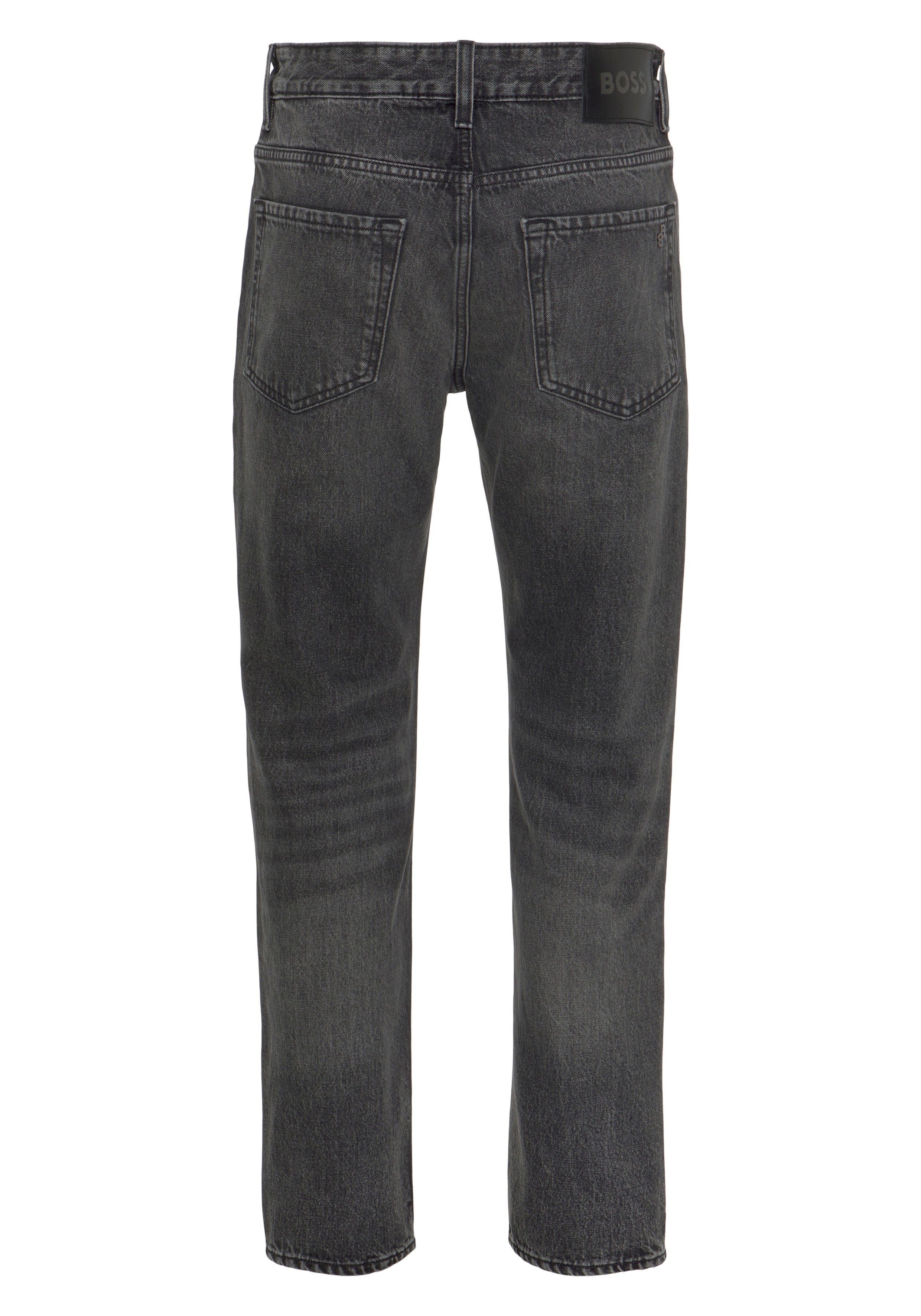 BOSS ORANGE Re.Maine Straight-Jeans mit ORANGE BOSS Markenlabel BC