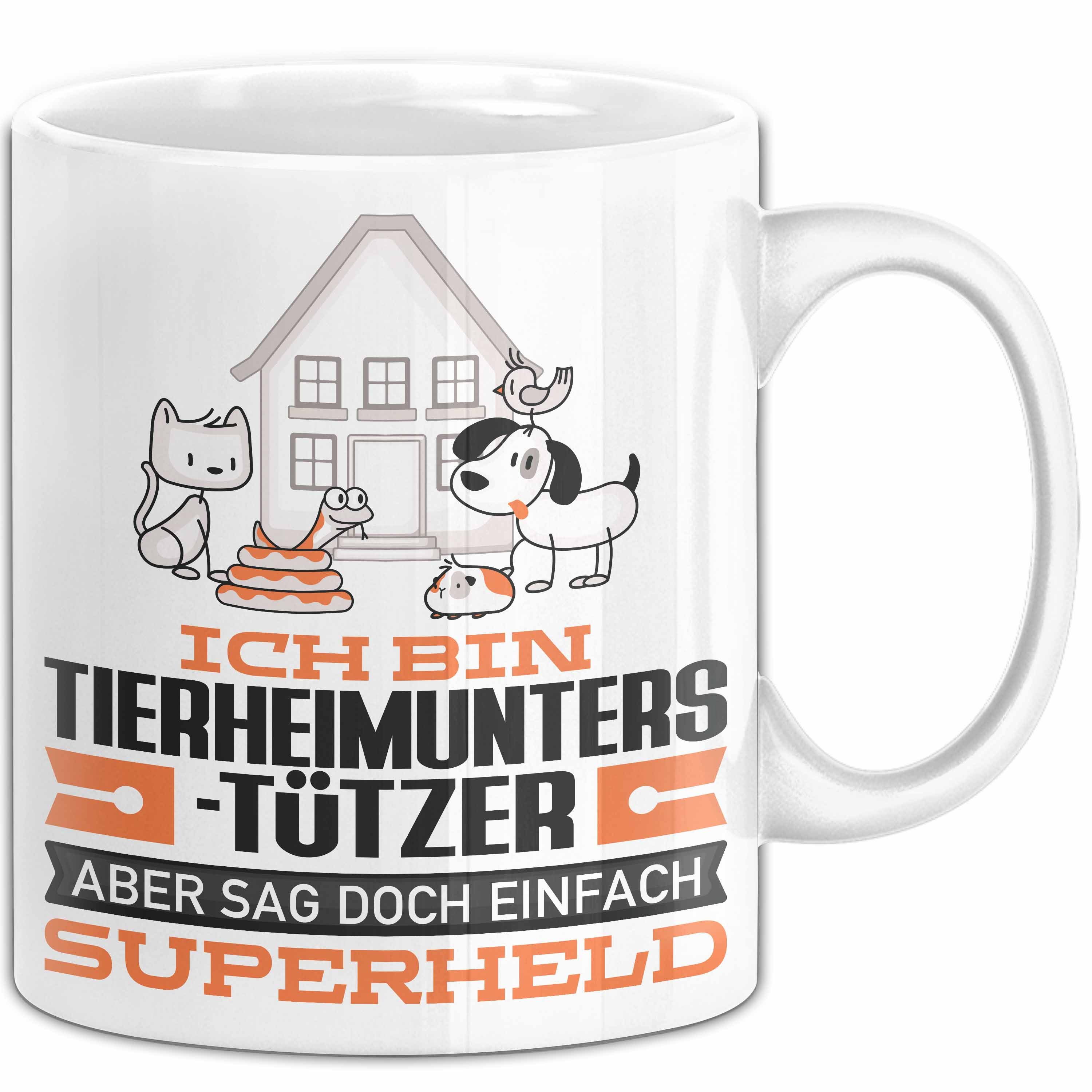 Tasse Tierheimunterstützer Geschenk Tasse Ich Bin Tierheimunterstützer Aber