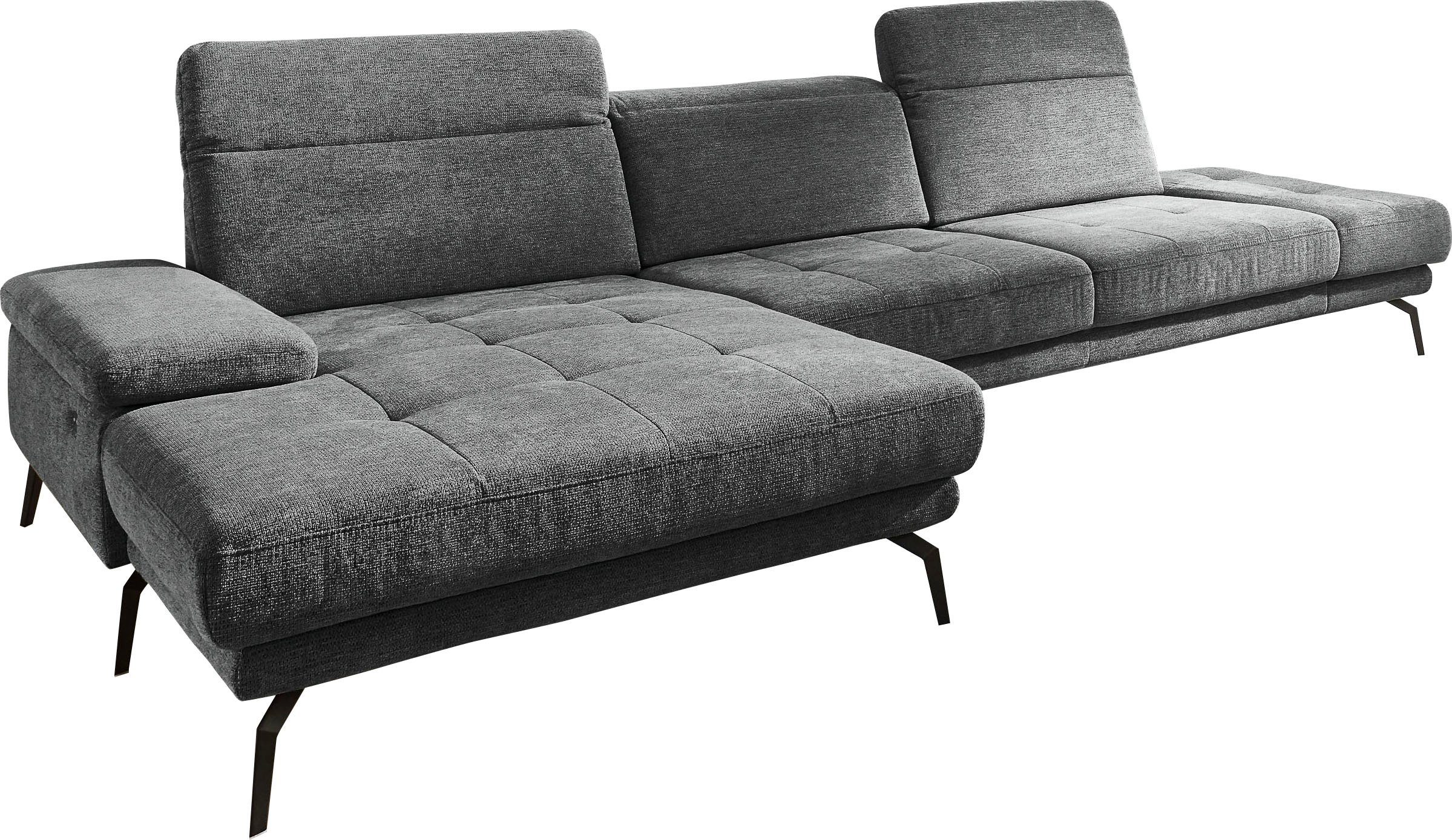 Die PlanBar Ecksofa "MP-IN20126 L-Form", mit Kopfteilverstellung, optional günstig online kaufen