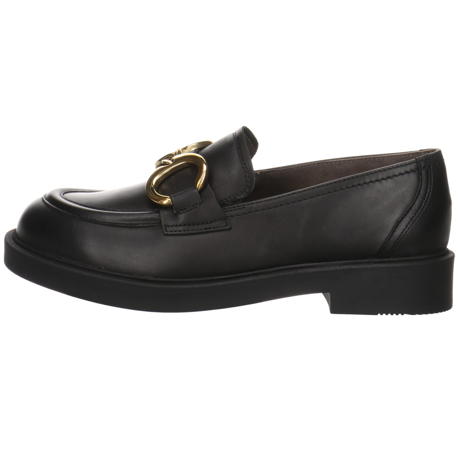 Paul Green (034) Loafer Schwarz Slipper Schuhe Glattleder Damen Slipper