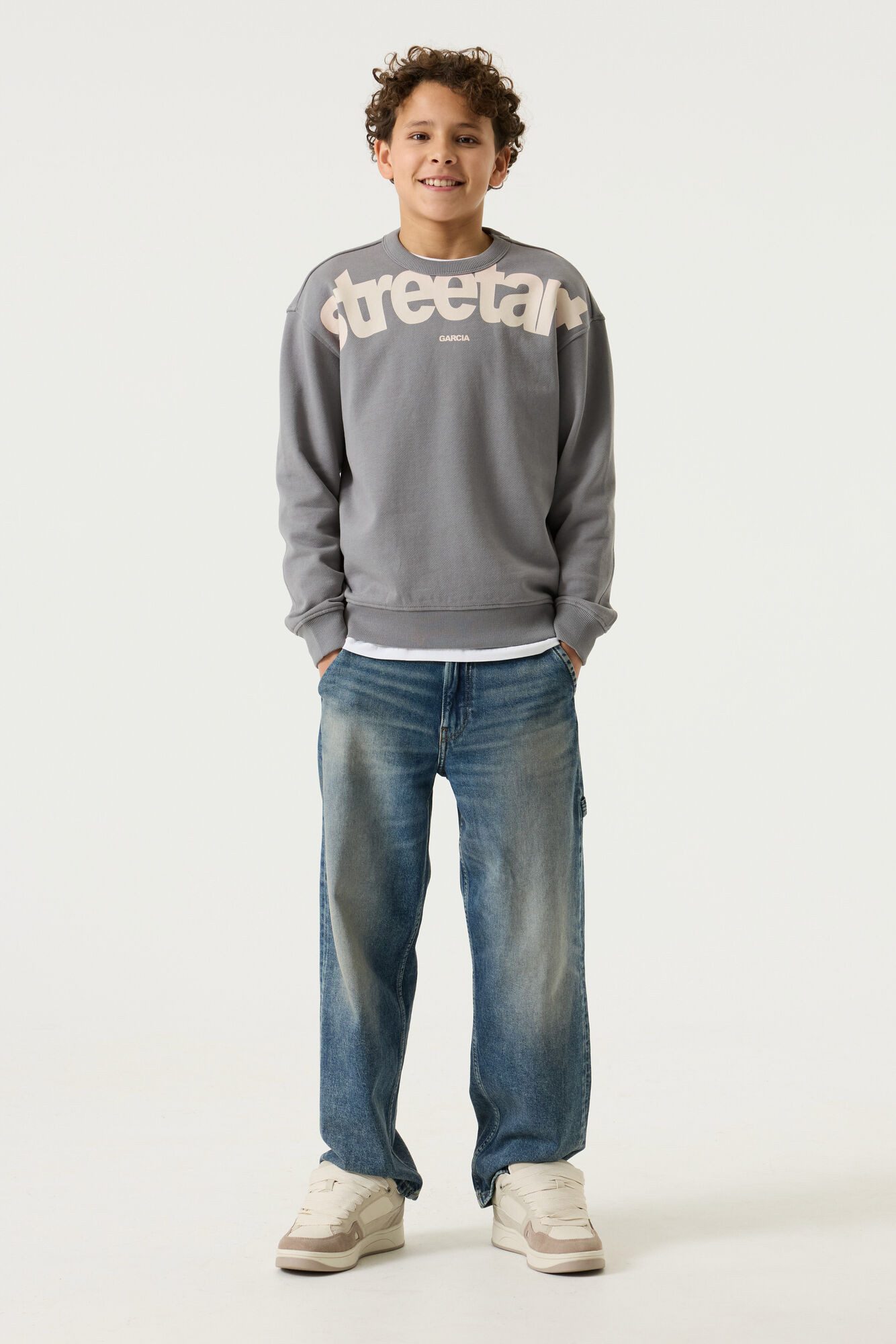 Garcia Sweatshirt mit Schriftzug for BOYS – Bild 4 von 5