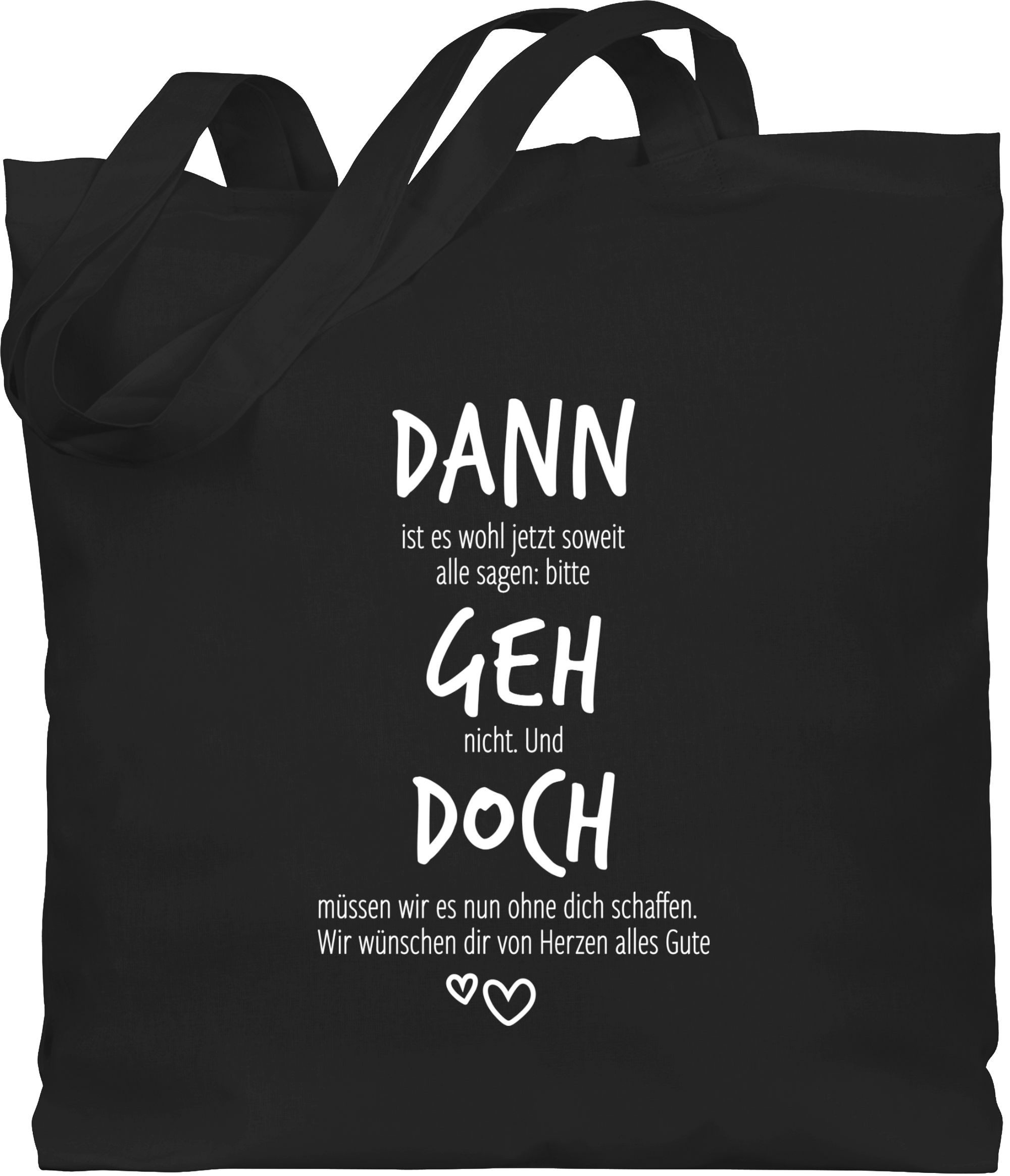 Shirtracer Umhängetasche Dann geh doch mit günstig online kaufen