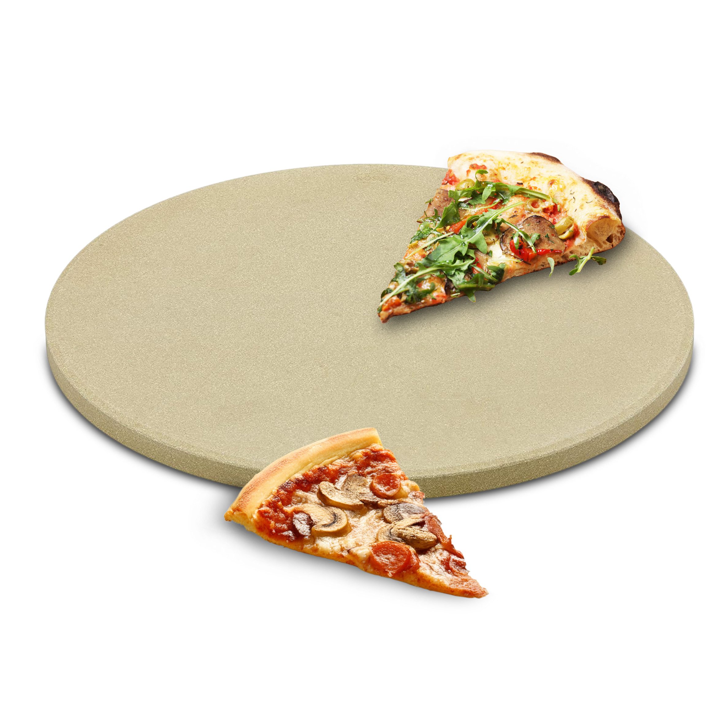 Pizzastein Rösle Schamotte Pizzastein rund beige - 33 cm