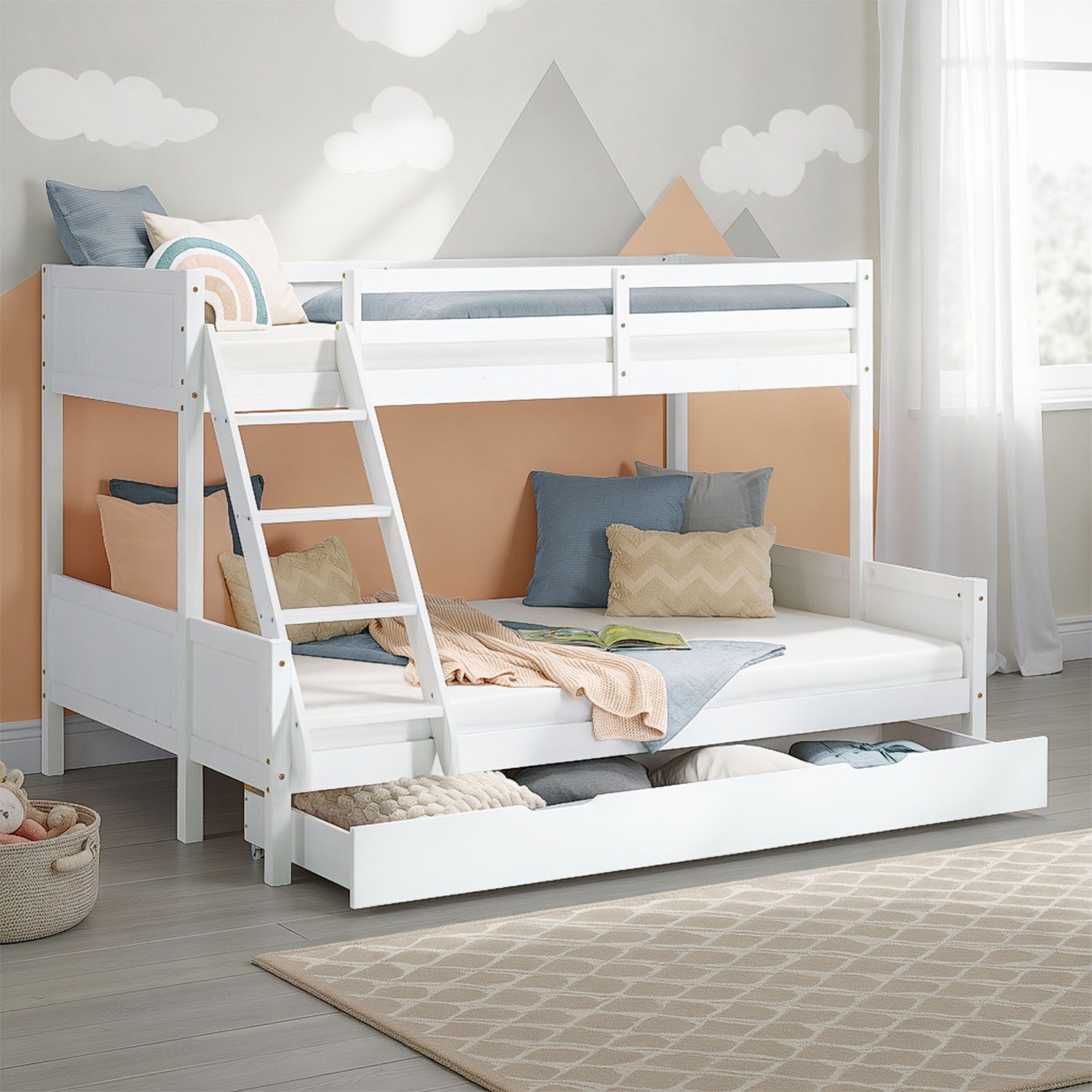 Homestyle4u Etagenbett 90x200 und 140x200 Kinderbett günstig online kaufen