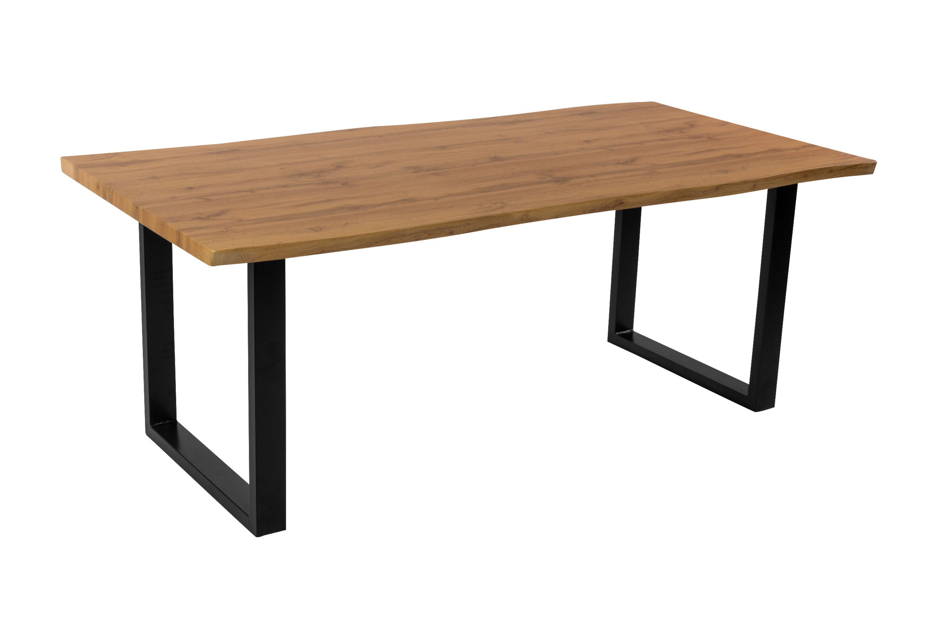 Loreno® Esstisch Josy, Holz Wildeiche-Optik, Baumkante, günstig online kaufen