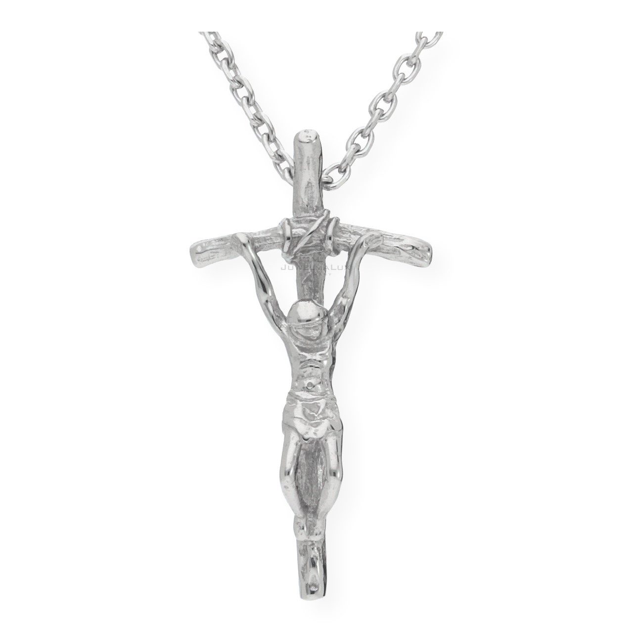 Kreuzanhänger Juwelmalux Anhänger 925/000 Sterling Silber Kreuz mit Korpus JL32-02-0