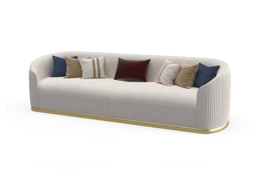 Xlmoebel 3-Sitzer Dreisitzer Polstersofa in modernem Luxus-Design mit weiße günstig online kaufen