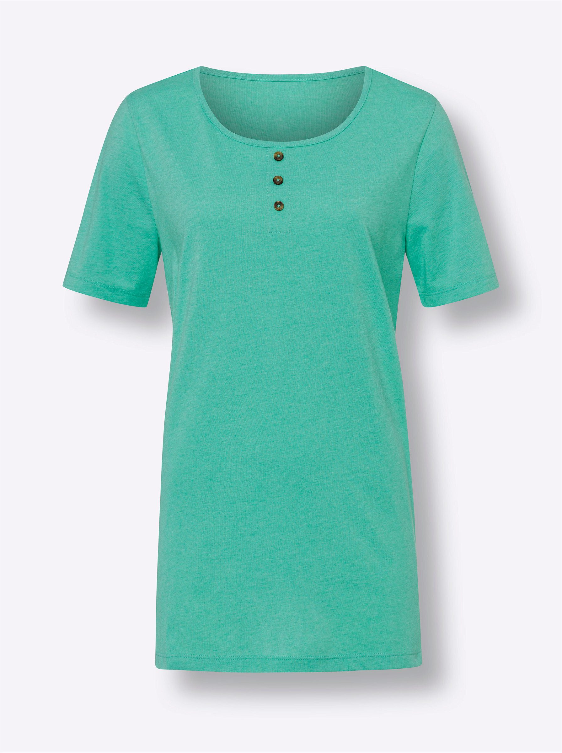 T-Shirt Longshirt Kurzarm