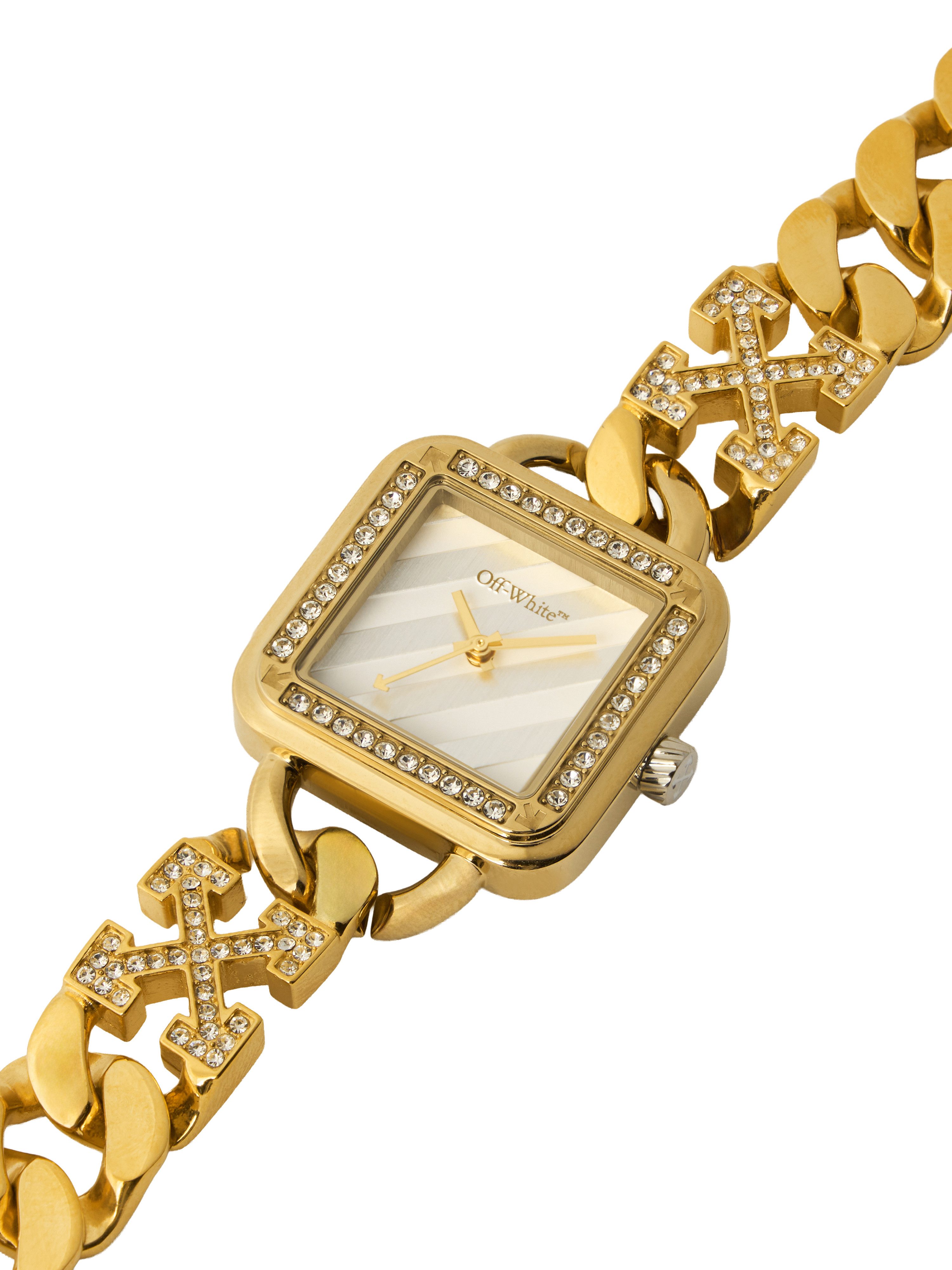 OFF-WHITE Quarzuhr STREET BLING OW1L033M0035, Armbanduhr, Damenuhr, Edelstahlarmband, analog