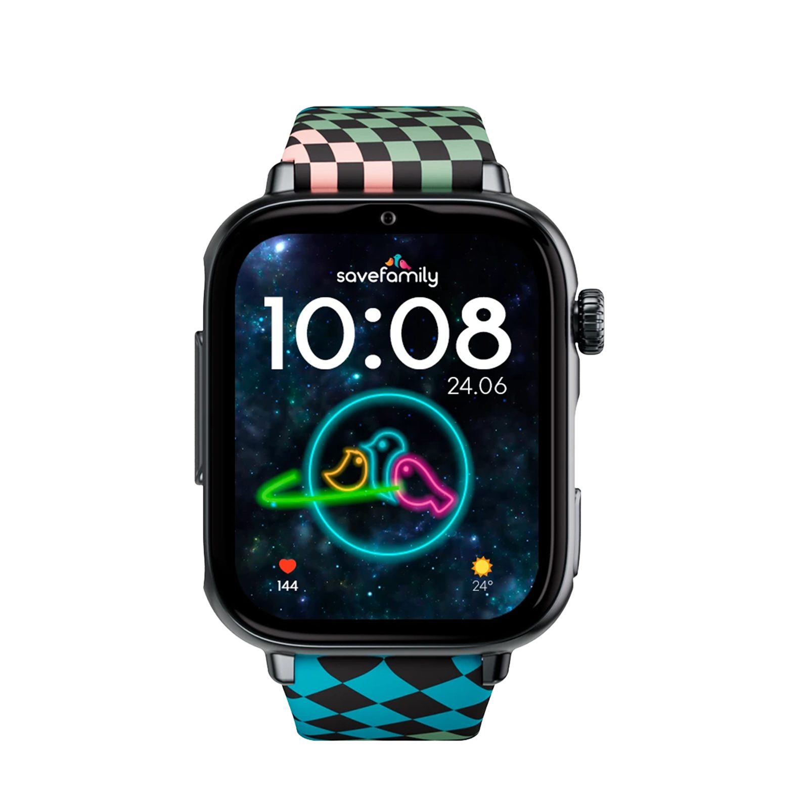 SaveFamily SaveWatch Plus 2 Nano SIM Kinderuhr, GPS, SOS Knopf Smartwatch, SOS-Funktion, GPS, Schulmodus und 2 MP Kamera