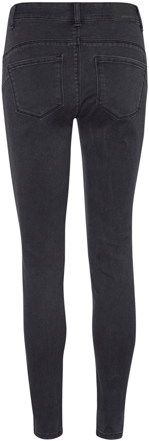 Vero Moda Stretch-Jeans VMSEVEN SHAPE dark UP denim grey