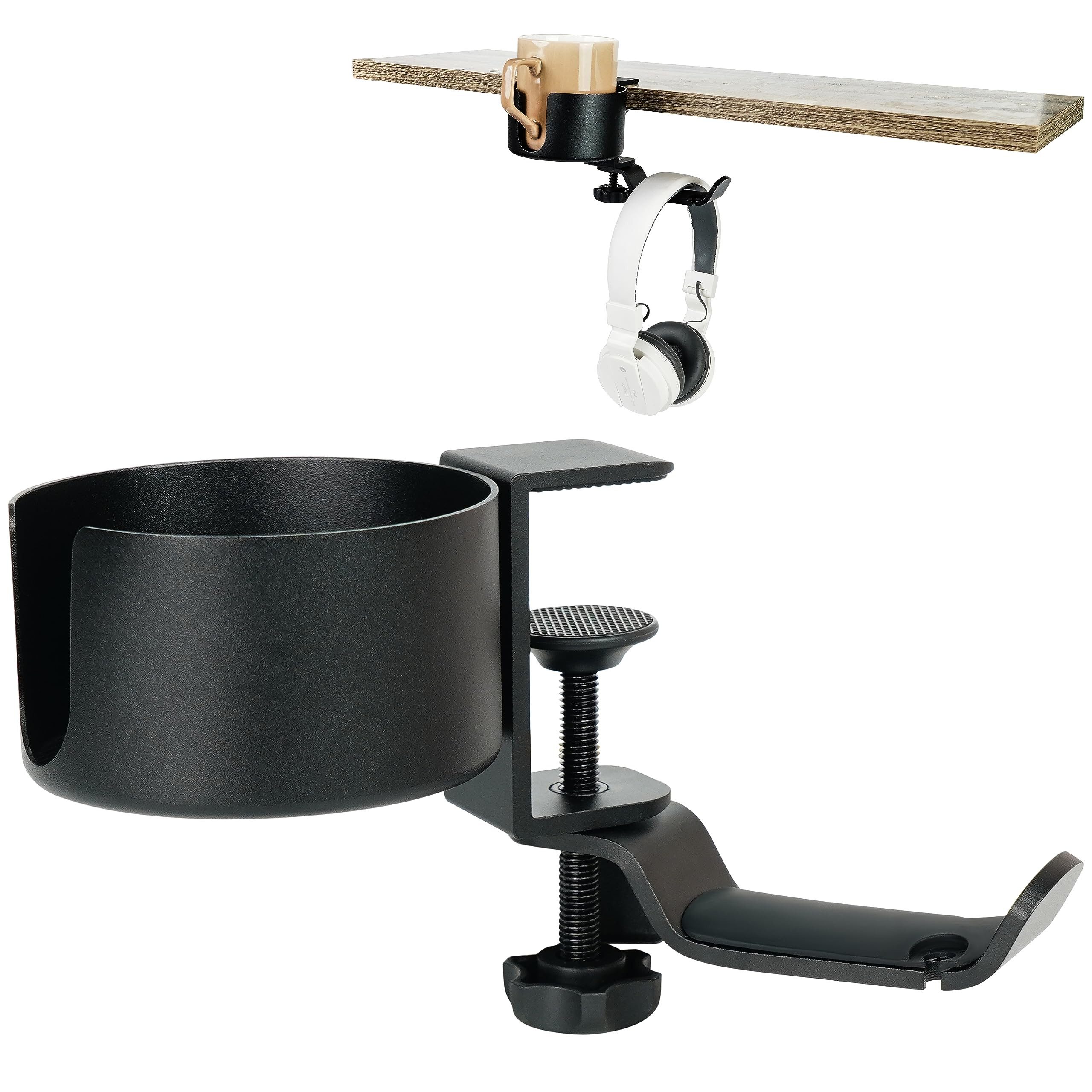 Dekoobjekt Belle Vous 2-in-1 Headset Halterung & Getränkehalter Tisch Set -
