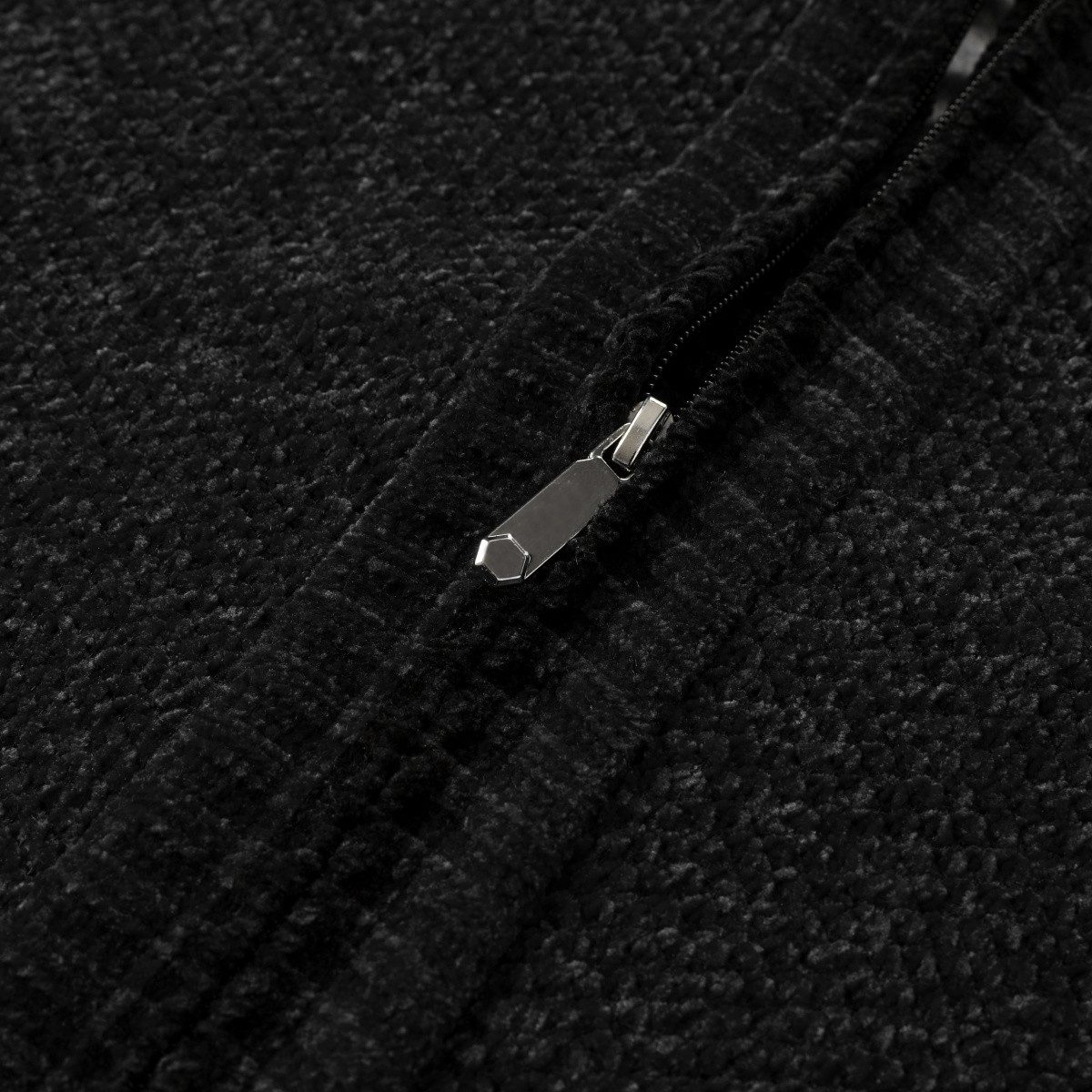 Allthemen Strickjacke mit Stehkragen Cardigan Uni Grobstrick Pullover – Bild 4 von 5