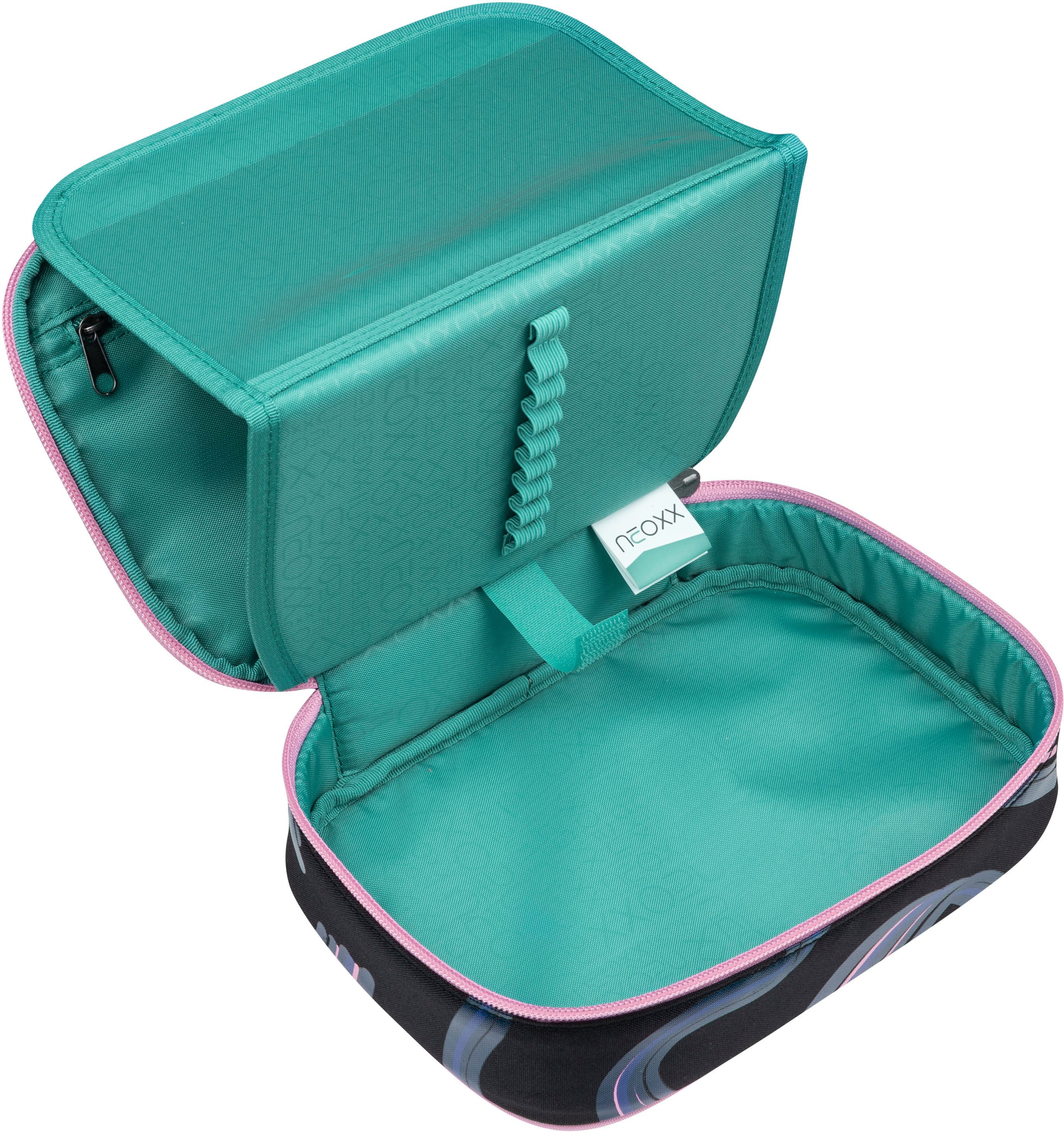 neoxx Schreibgeräteetui Schlamperbox, Dunk, teilweise aus recyceltem Material