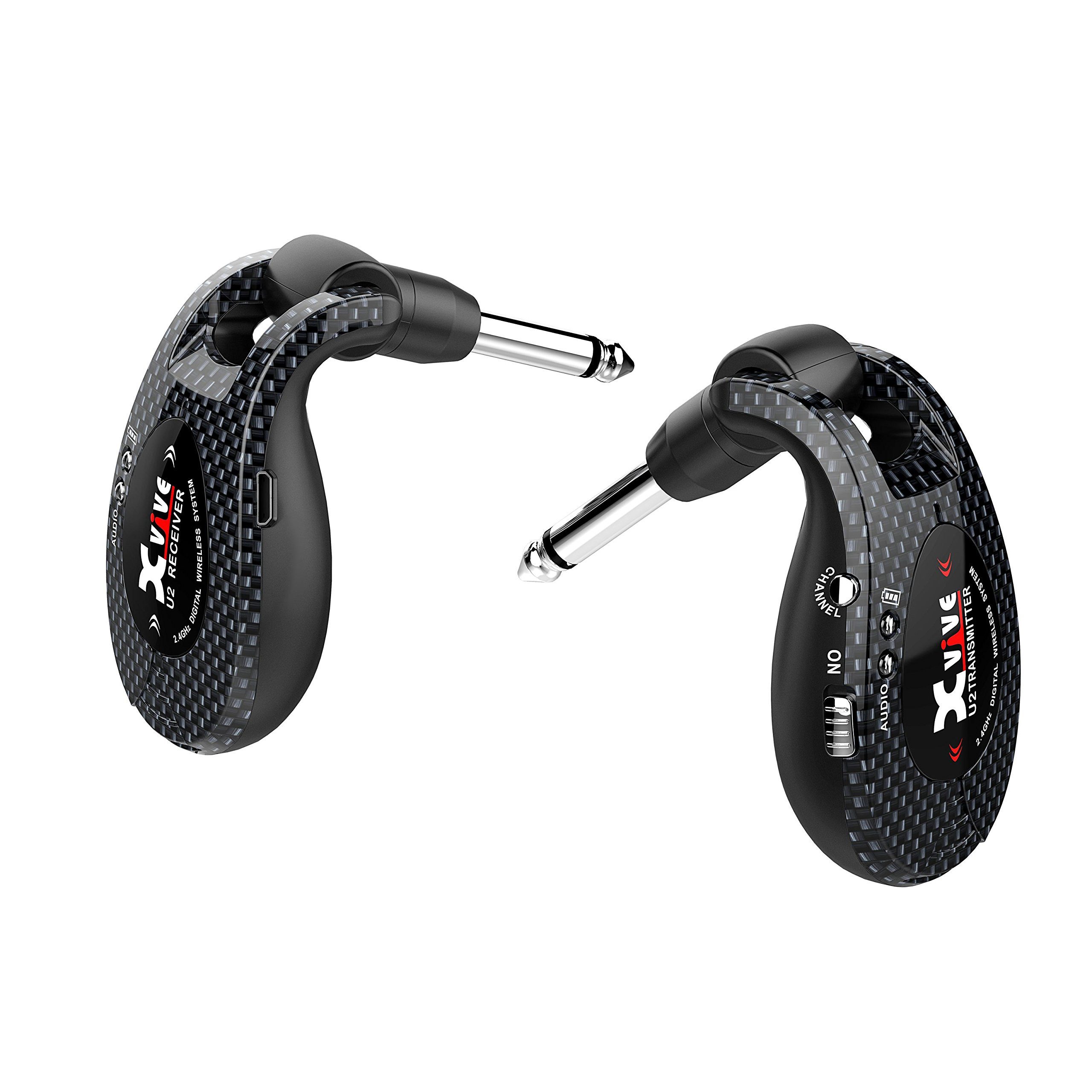 Xvive Mikrofon (U2 Wireless System Carbon), U2 Wireless System Carbon - Sendeanlage für Gitarren