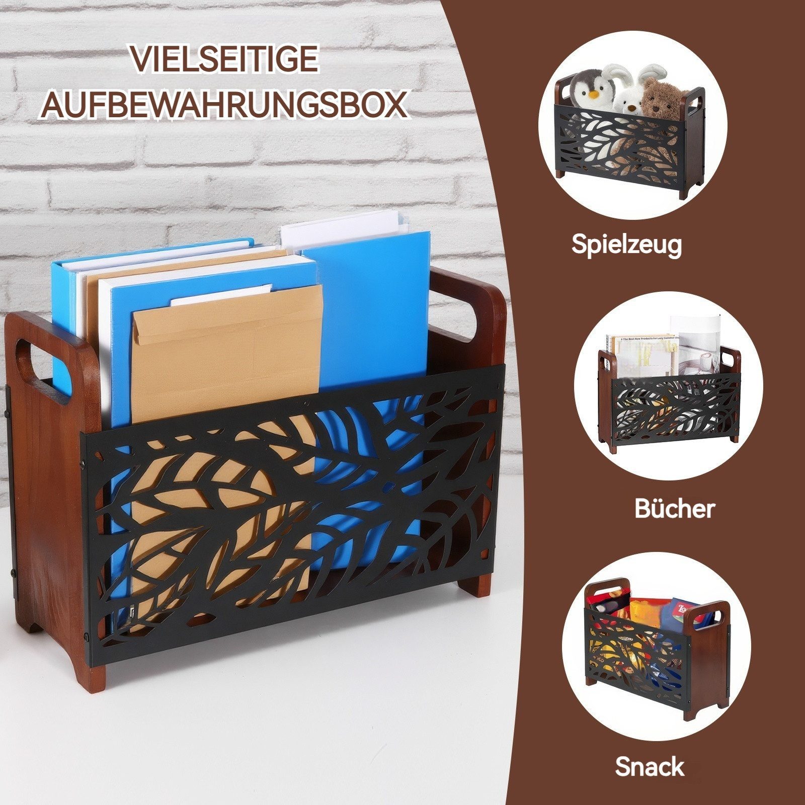 BlingBin Zeitungsständer Zeitschriftenhalter, Holz Magazinständer Zeitungsh günstig online kaufen