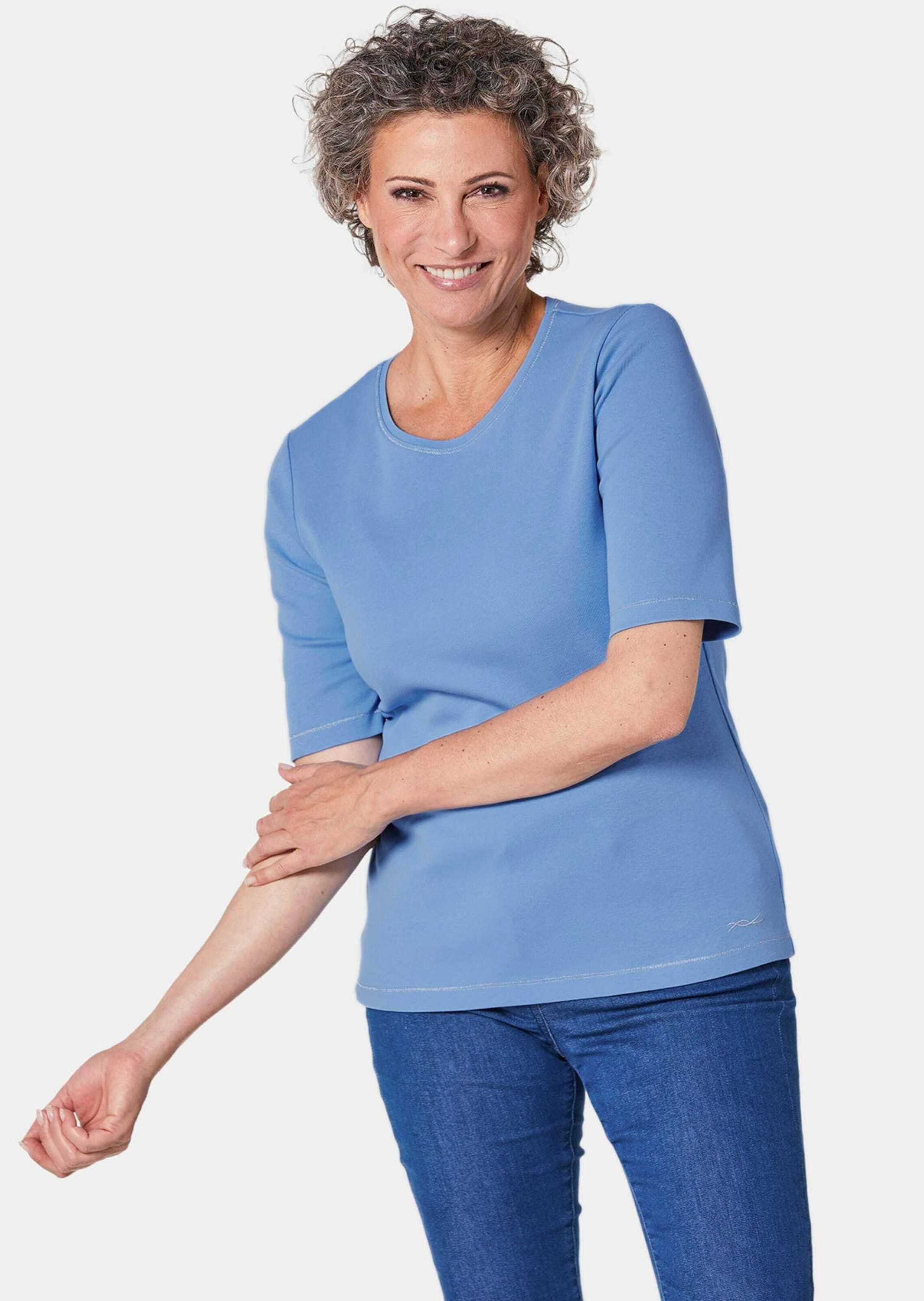 GOLDNER T-Shirt Kurzgröße: Basic T-Shirt aus günstig online kaufen