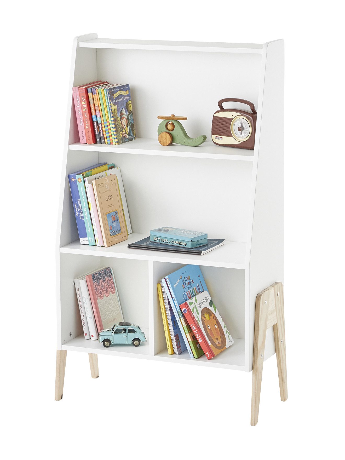 vertbaudet Bücherregal Kinderzimmer Bücherregal RETRO