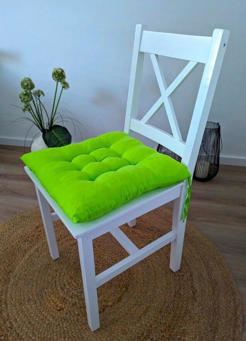 BruKa Sitzkissen Sitzkissen PREMIUM 6cm Dicke Stuhlkissen Kissen Stuhl Sitz günstig online kaufen