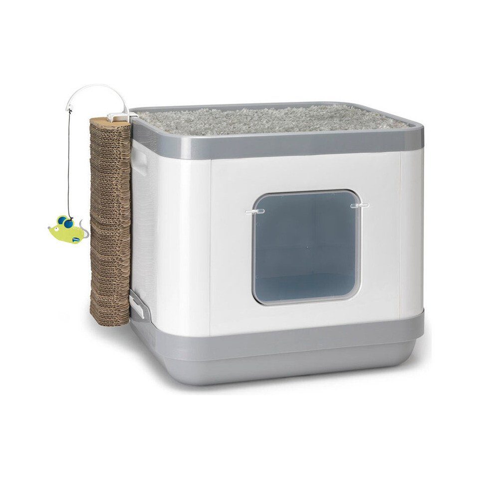 Katzentoilette Katzentoilette Cube II grau