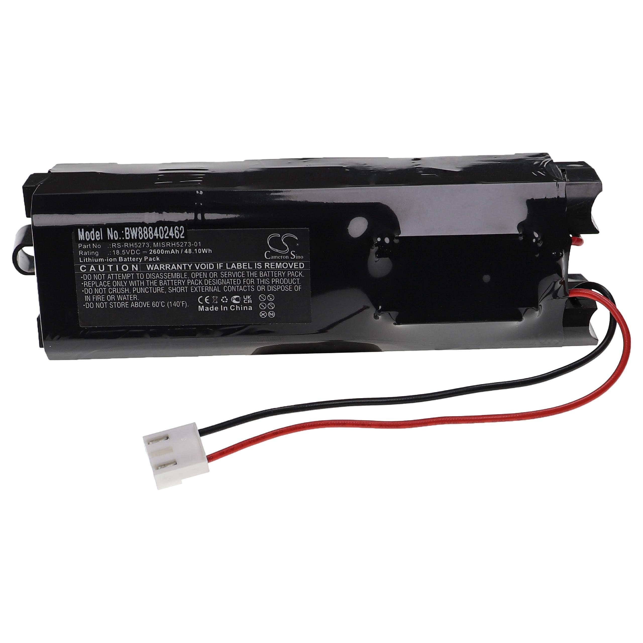 vhbw 2600 mAh TY8812RH passend TY8812, Air / Staubsauger-Akku für Force Extreme Rowenta RH8919WH2D0,