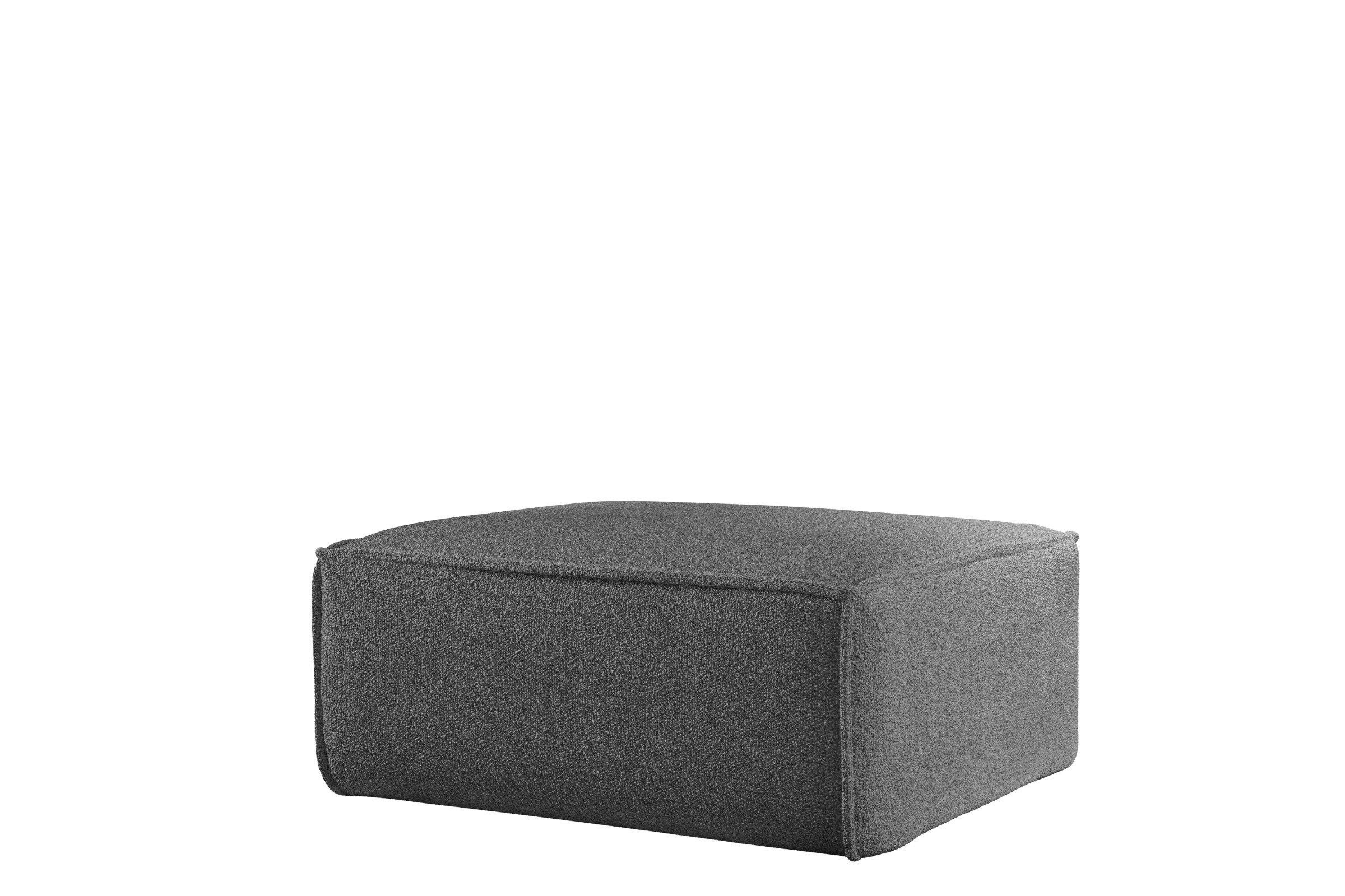 Fun Möbel Polsterhocker Designerhocker CELES PREMIUM 105x105 cm in Stoff (105x105x40 cm), In 3 verschiedenen Stoffen
