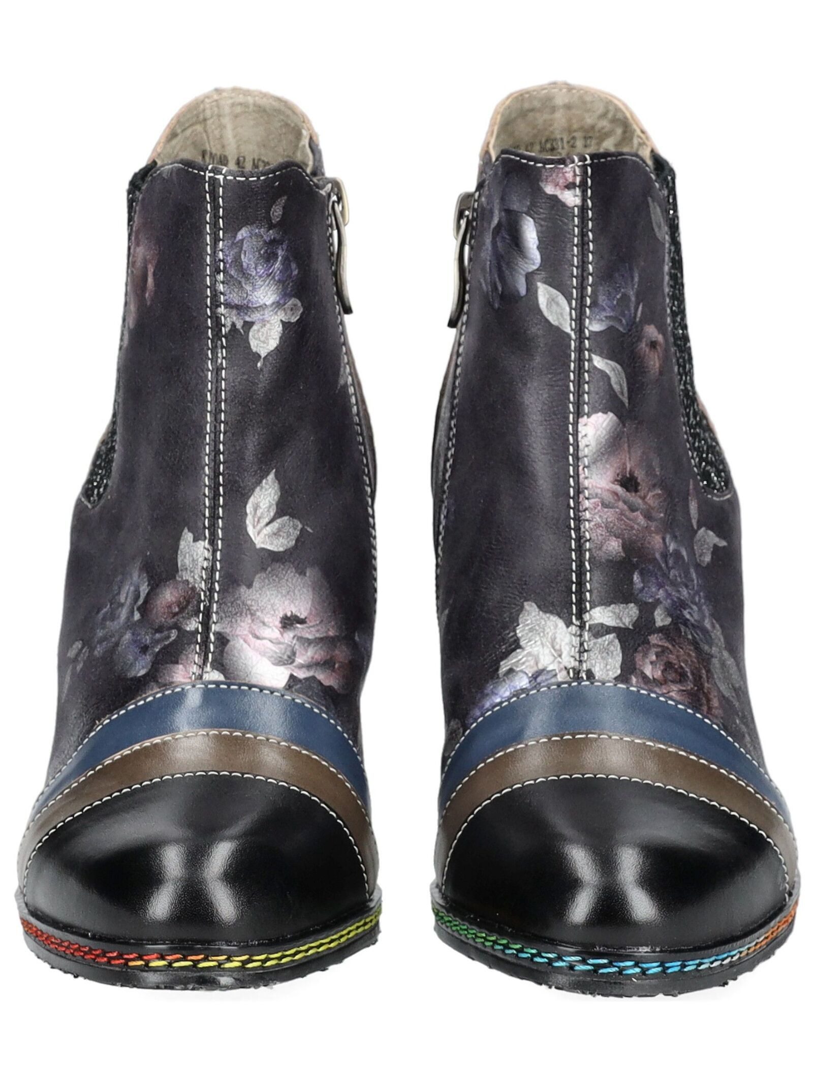 LAURA VITA LAURA VITA Stiefelette Leder/Textil High-Heel-Stiefelette
