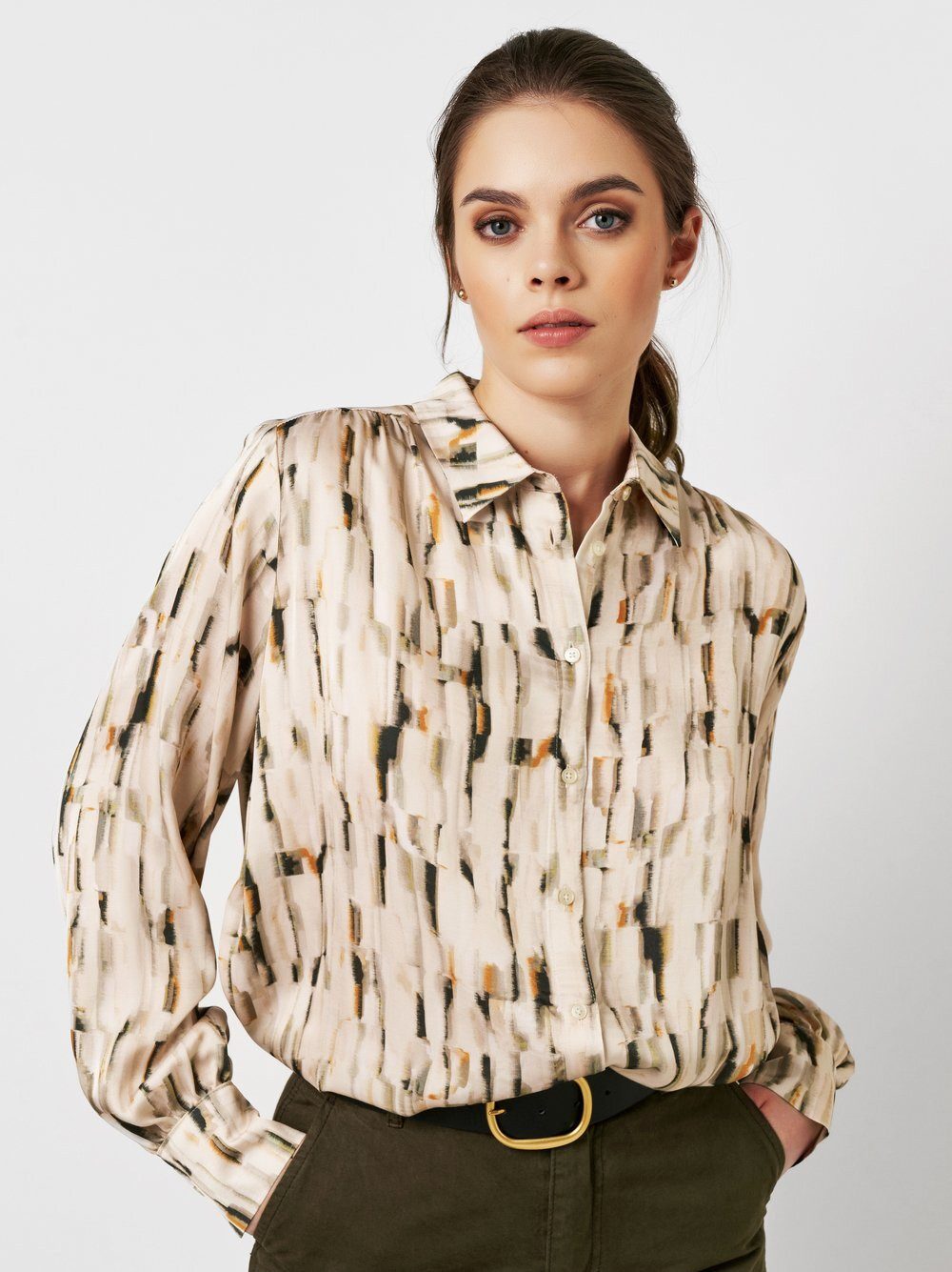 DESOTO Klassische Bluse Lena mit Volumenärmel günstig online kaufen