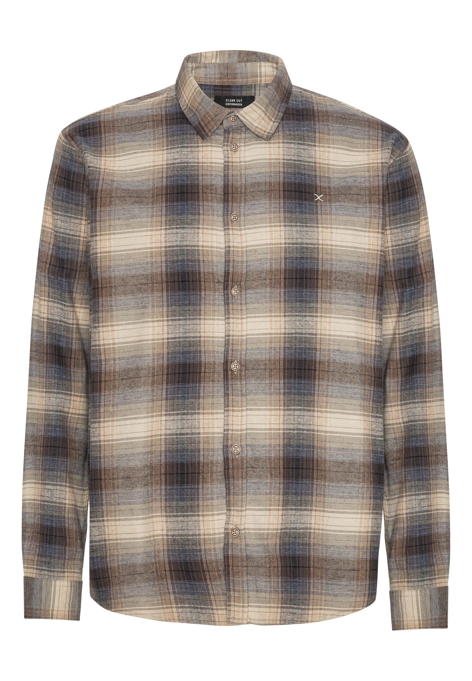 Flanellhemd Clean Cut Copenhagen Dylan Checked Flannel Shirt