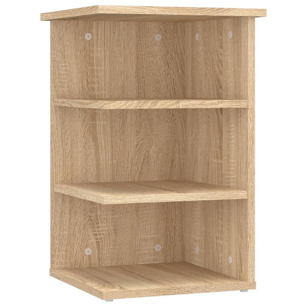vidaXL Sideboard, Beistellregal Sonoma-Eiche 35x35x55 cm Holzwerkstoff