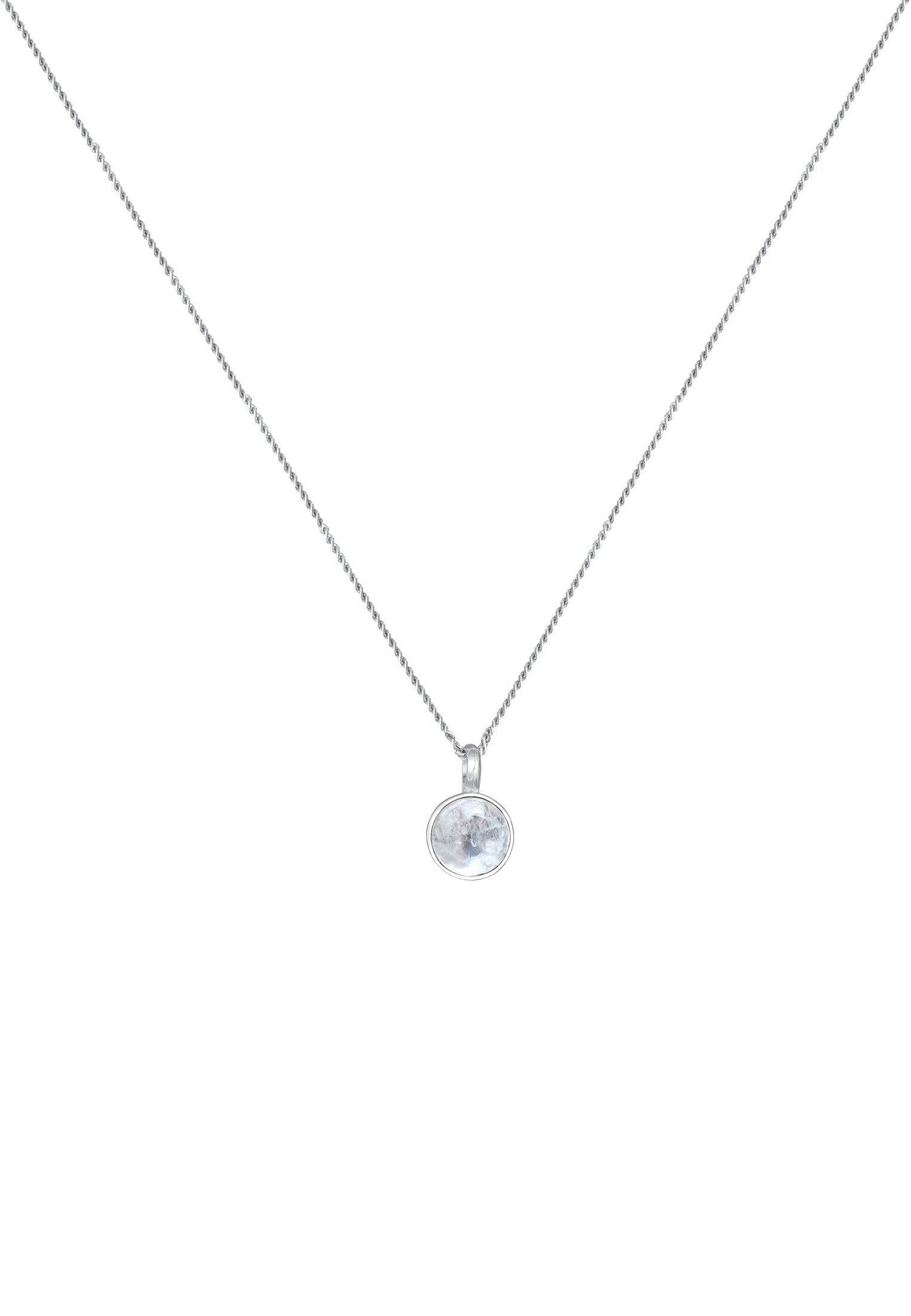 Elli Premium Kette mit Anhänger Mondstein günstig online kaufen