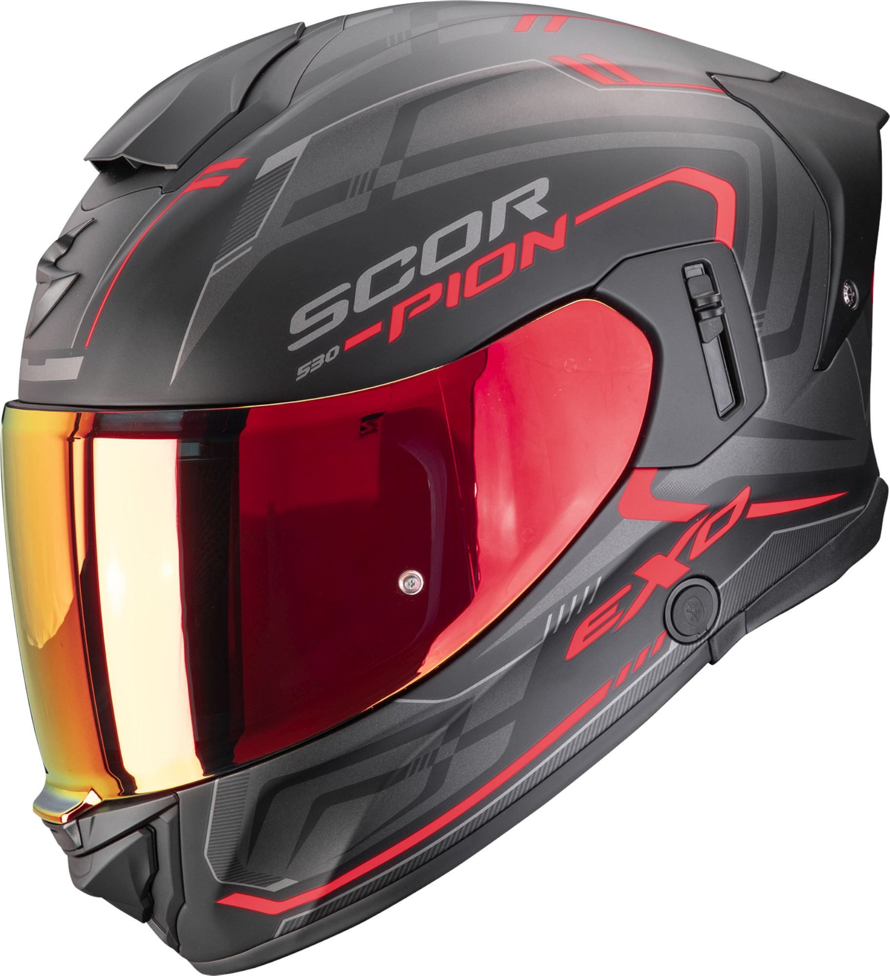 Scorpion Exo Motorradhelm Exo-530 Air Slope Helm, antifog beschichtet,vorbereitet für Kommunikationssystem,Notfalls