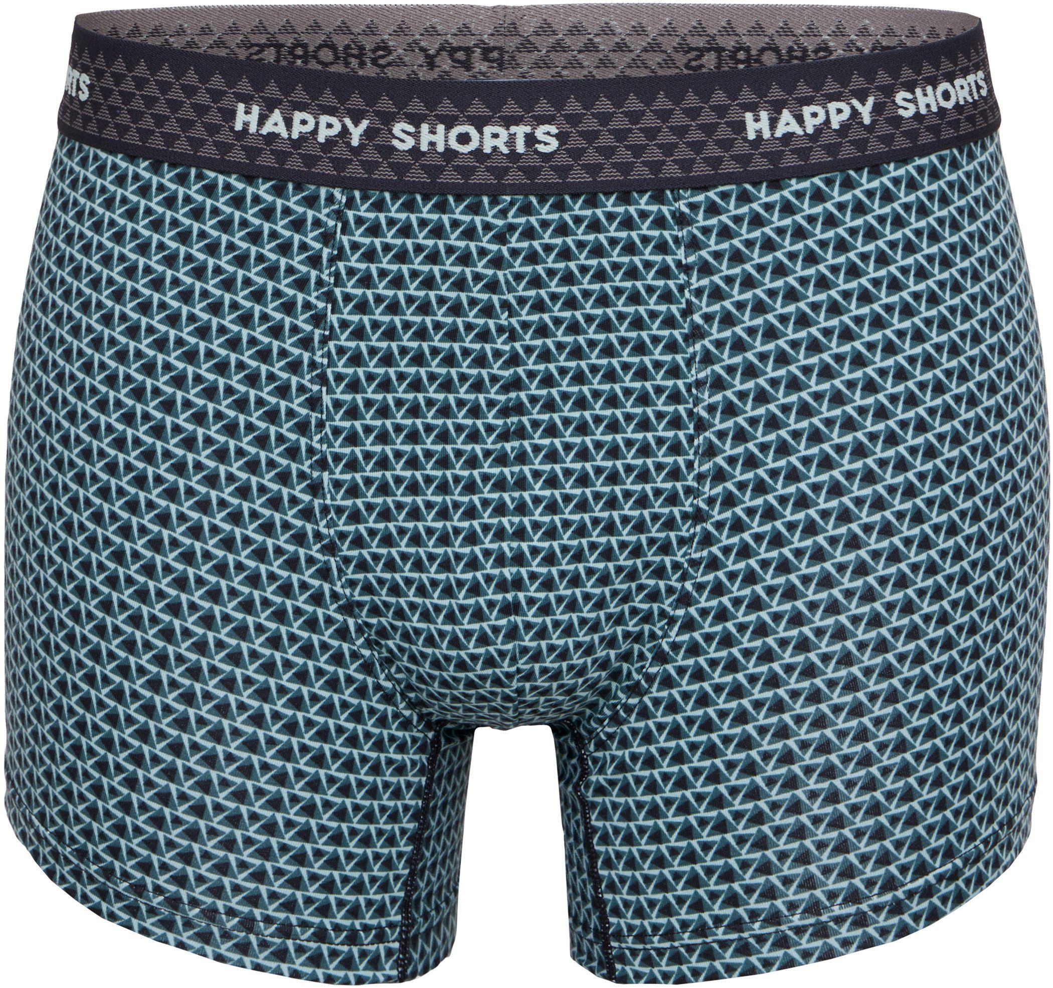 Shorts Dreiecke Pant Happy (1-St) Herren Trunk HAPPY Boxershorts Jersey SHORTS 2 Trunk Minze