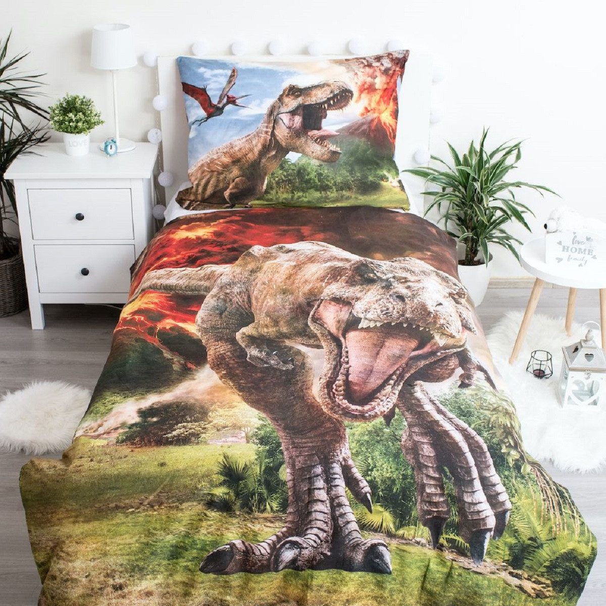 Jurassic World Bettwäsche Kuschelige Bettwäsche Baumwolle, günstig online kaufen