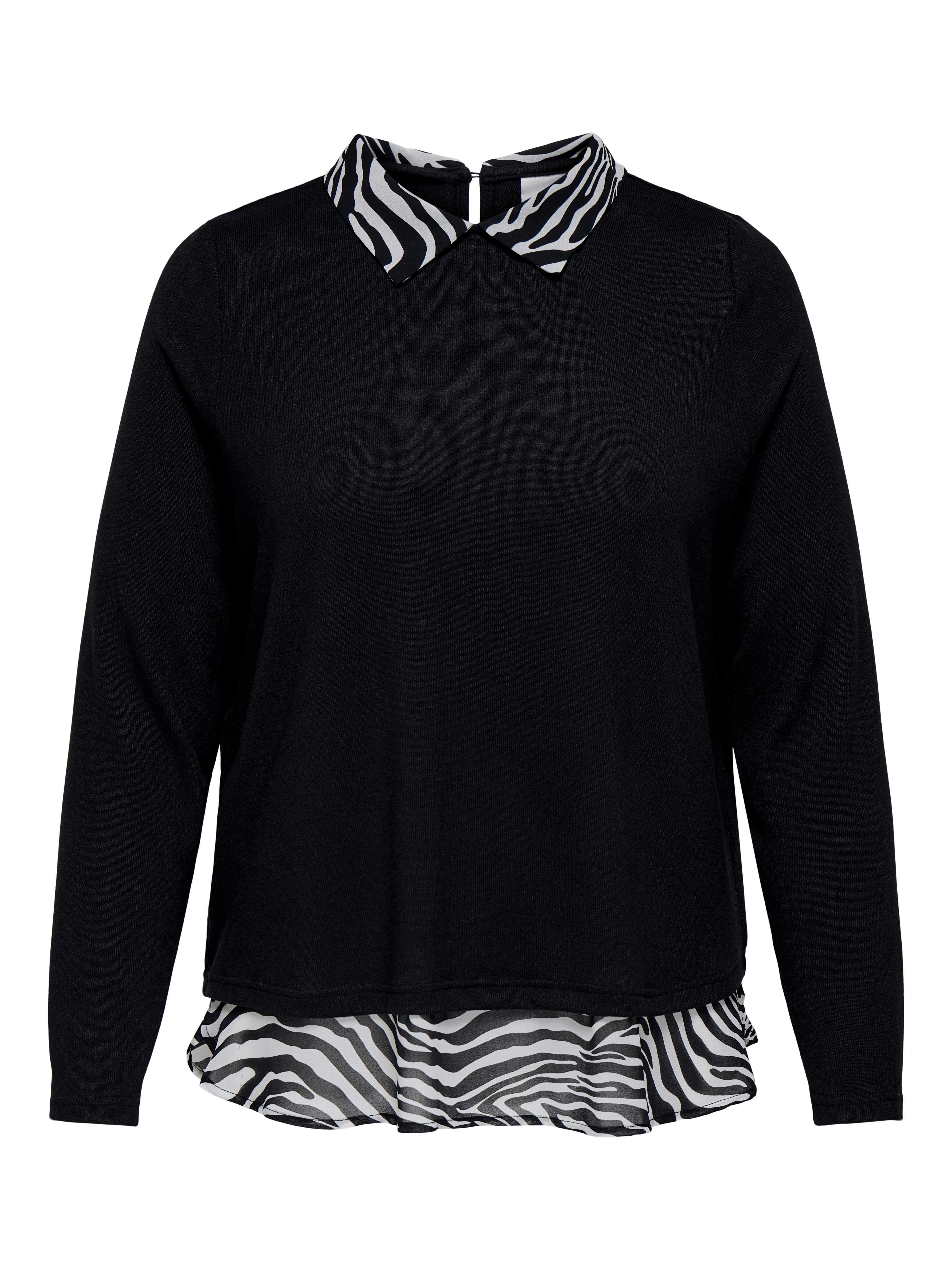 ONLY CARMAKOMA Blusenshirt CARALBA LS MIX günstig online kaufen
