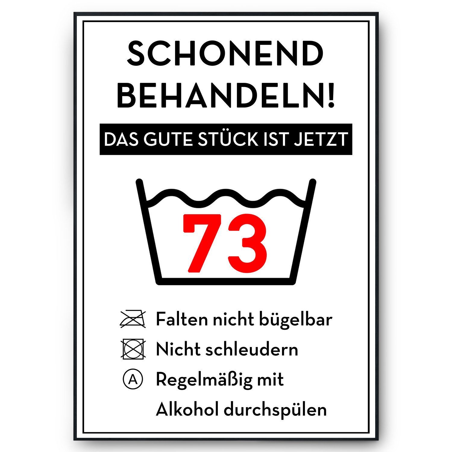 Tigerlino Poster Geburtstag Geschenk Urkunde Lustig günstig online kaufen